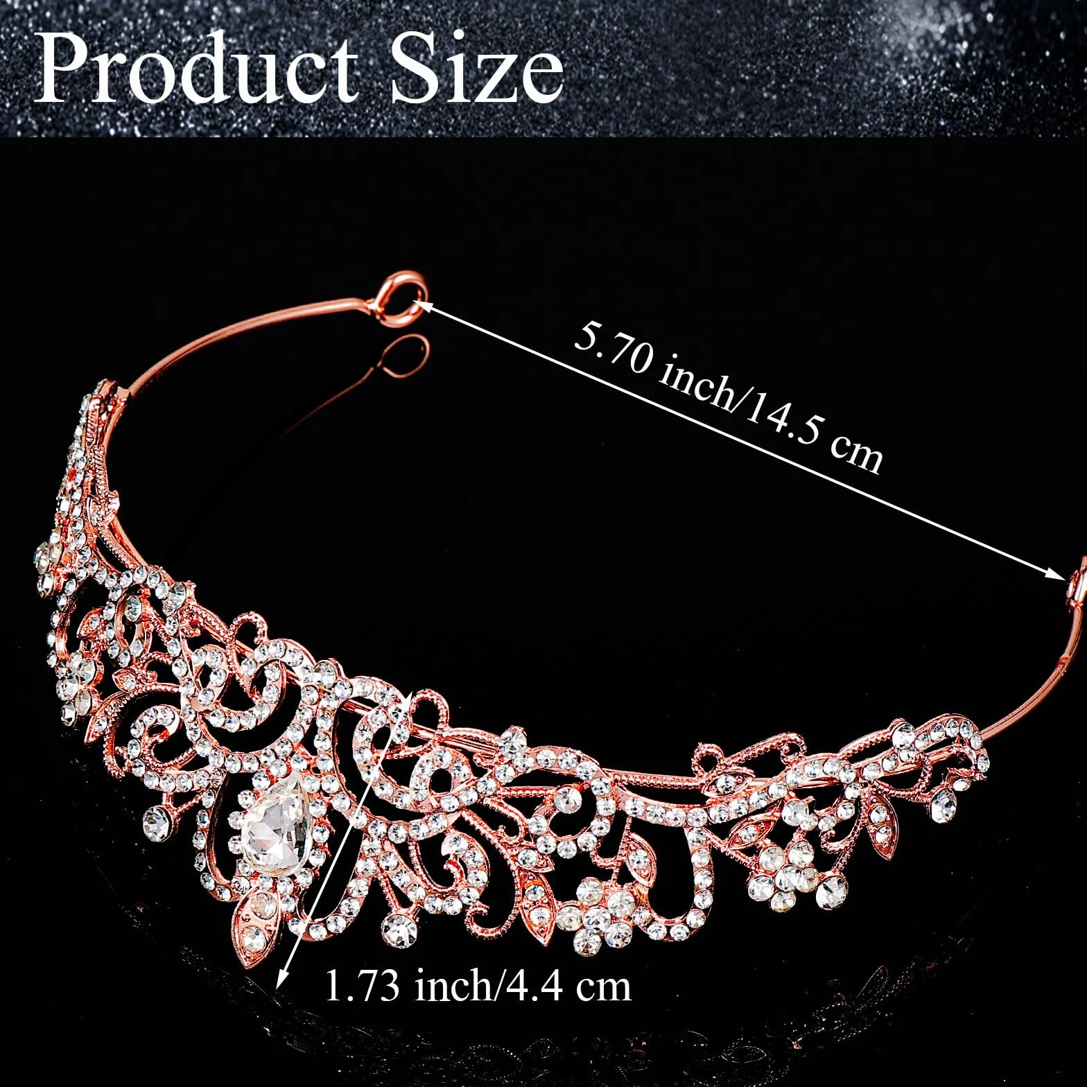 Korona księżniczki, diadem, dla kobiet, diadem, kryształowa tiara, korona księżniczki, elegancka korona księżniczki, biżuteria dla panny młodej, stras, opaska na czoło, prezent dla kobiet, na wesele