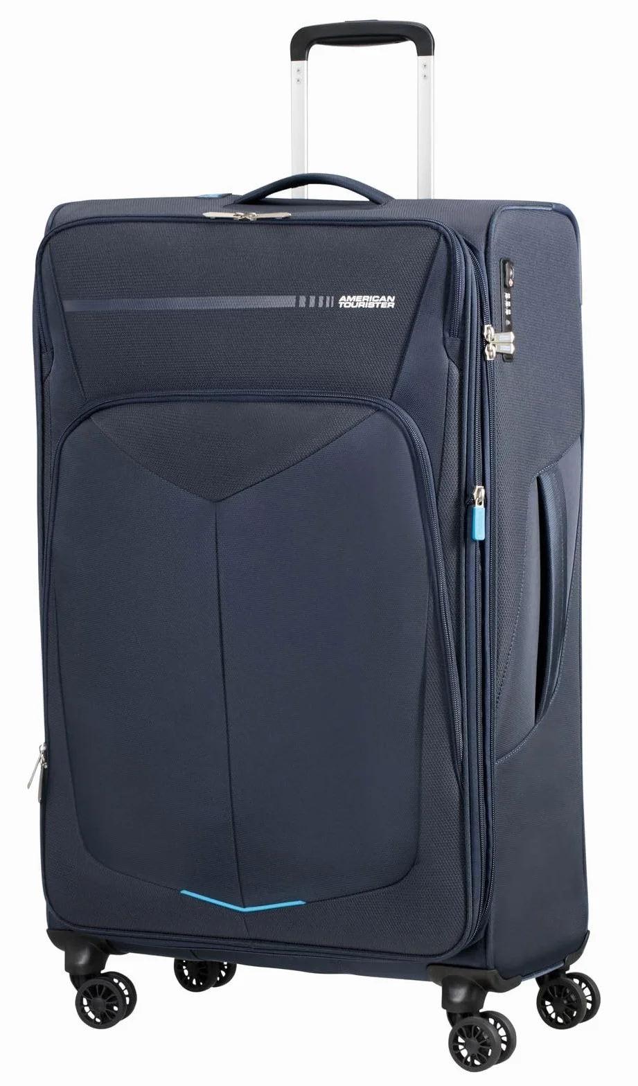 American Tour Master Summerfunk Suitcase, Blue (Navy), 79 cm, 119 litrów