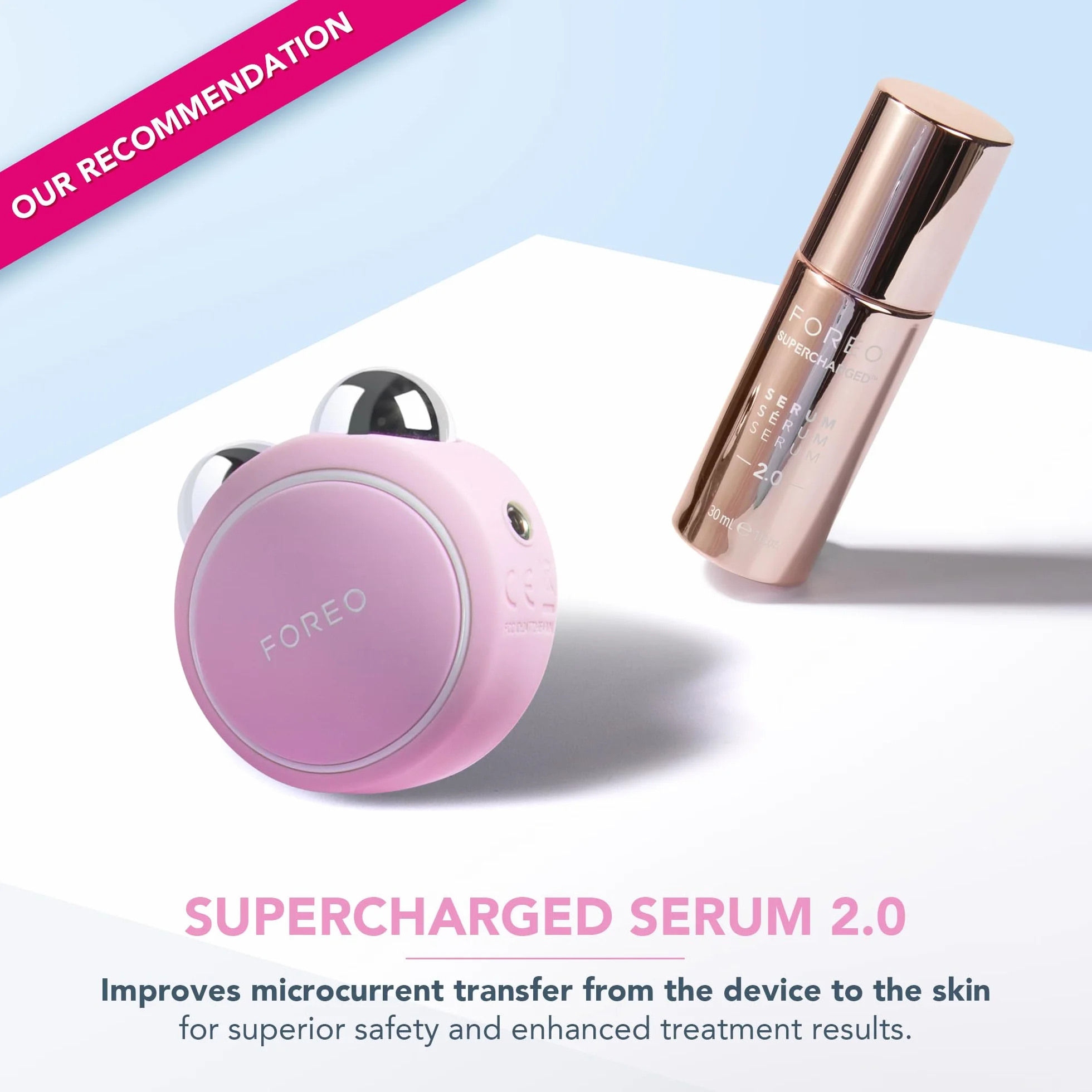 Foreo Bear Mini Urządzenie do Liftingu Twarzy, Różowy, 62 g