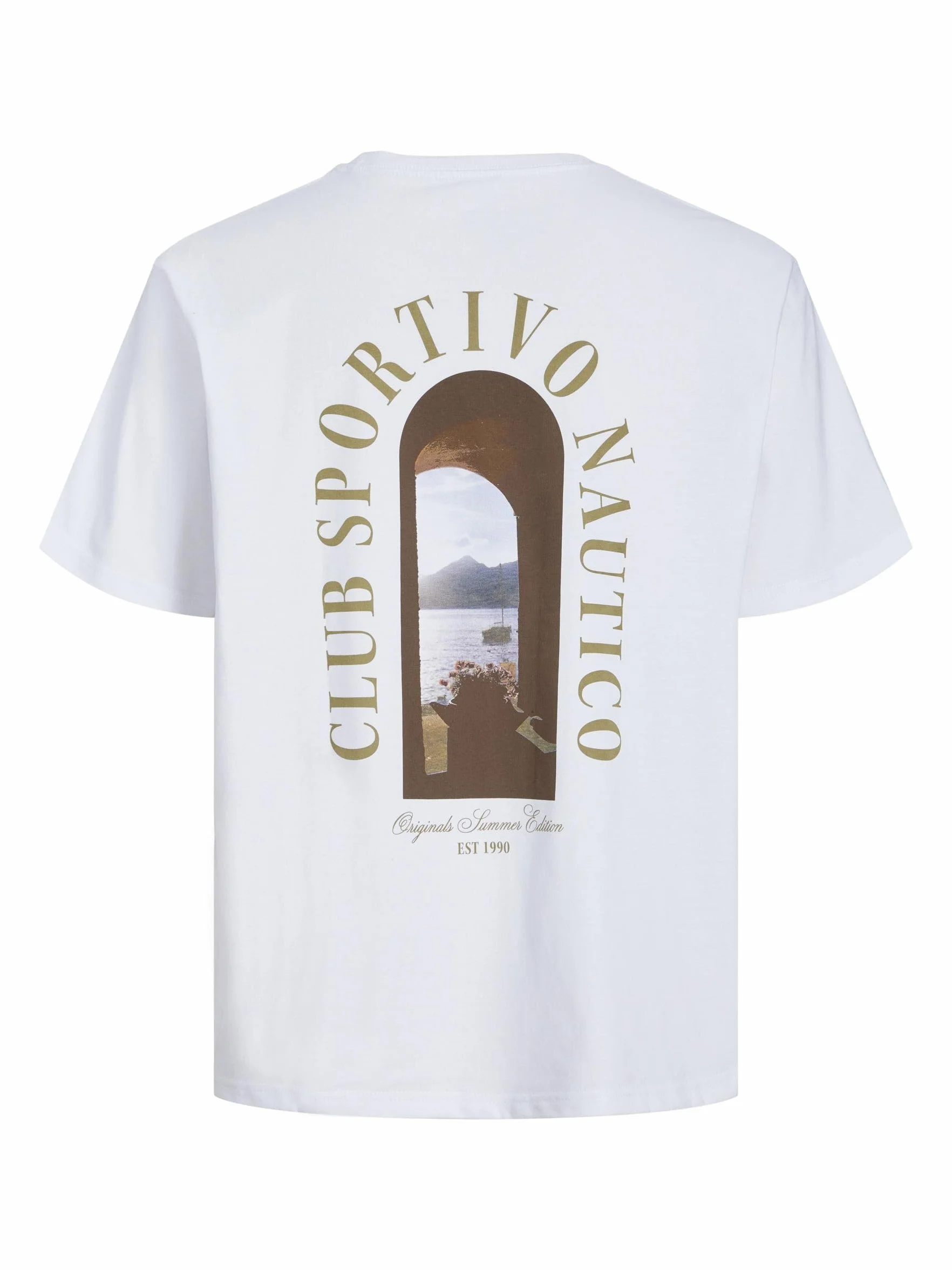 JACK & JONES Jorhydra Photo Tee Ss Crew Neck męska koszulka, czarny, L