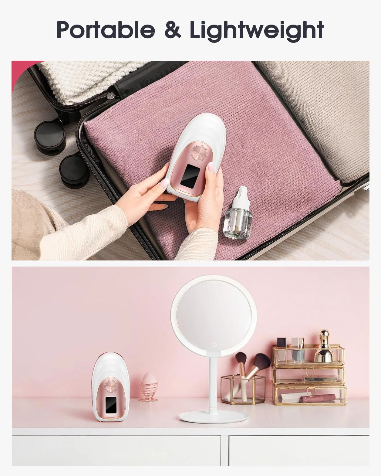 LYSMOSKI Laser Hair Removal with Cooling - 3 IN 1 IPL Hair Removal with 9 Levels, Painless Hair Remover Device for Women Men, for Whole Body, Home Use
