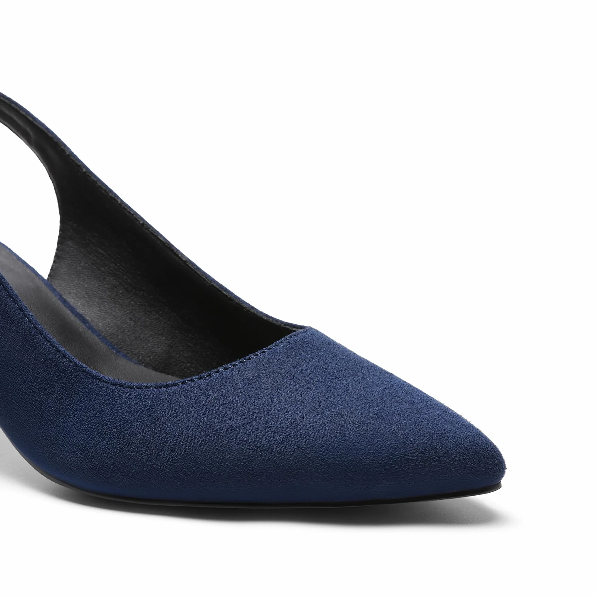 DREAM PAIRS Damskie Kocięta Obcasy Bez Ramiączek Zamknięte Szpiczasty Nosek Niskie Czółenka Buty Damskie Impreza Ślub Seksowne Buty Do Sukienki Na Co Dzień