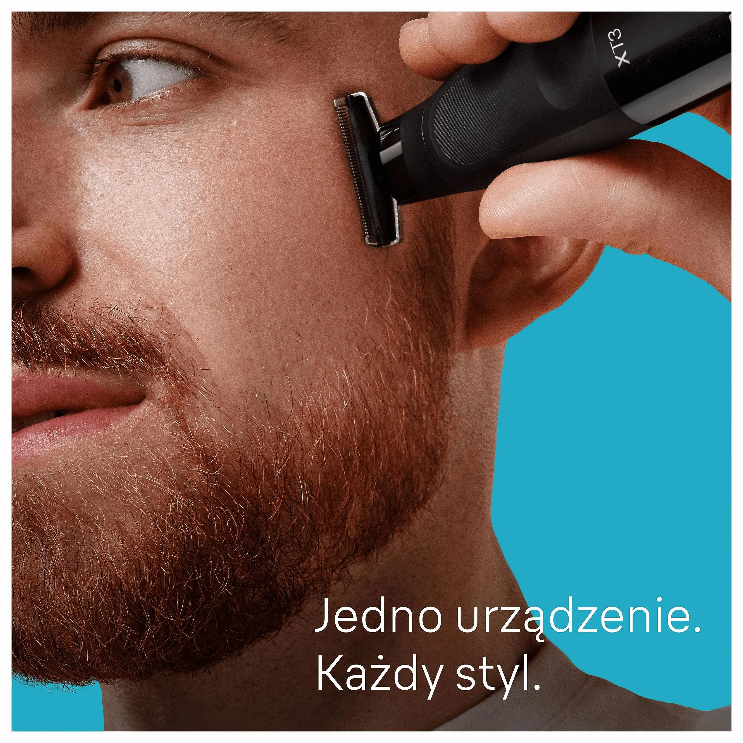 Braun Series X, hybrydowy elektryczny męski trymer do brody i golarka do ciała, Ostrze 4D, SkinShield, wodoodporny, bezprzewodowy XT3100
