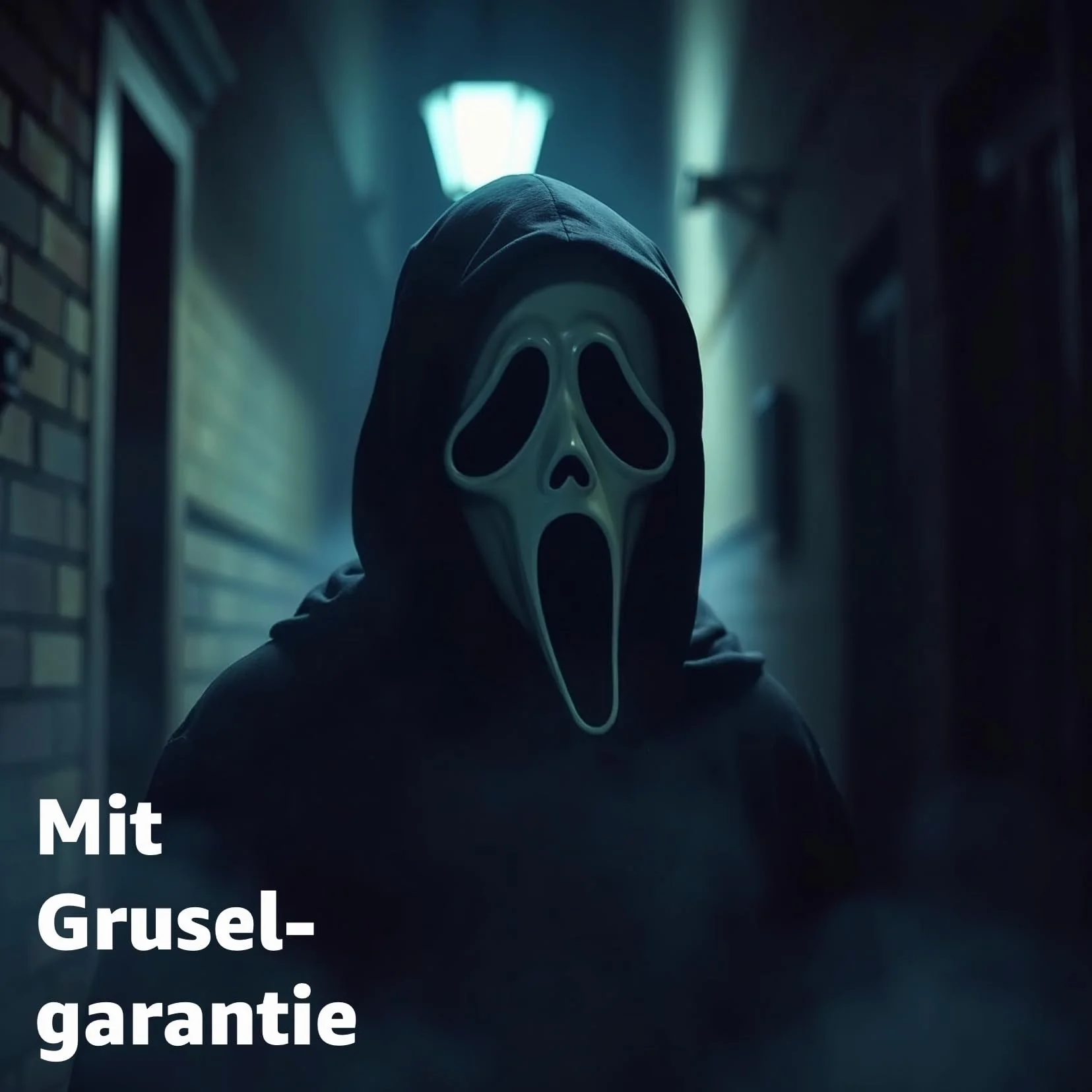 TK Gruppe Timo Klingler Scream maska ducha na Halloween dla mężczyzn i kobiet jako kostium na Halloween i karnawał – maska kostiumowa Ghostface przebranie maska ducha