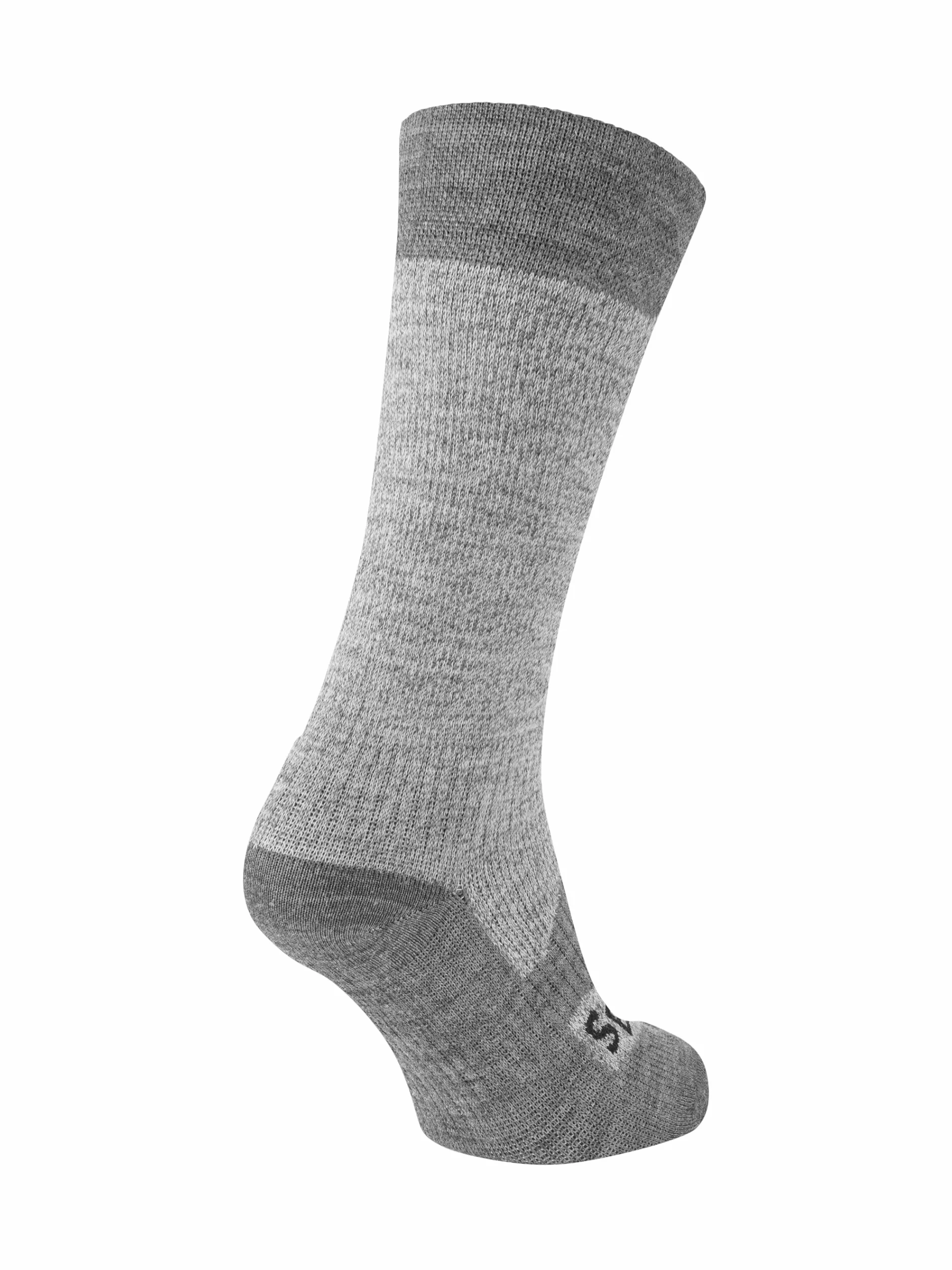 SEALSKINZ Unisex wodoodporne skarpety średniej długości na każdą pogodę, szary/szary, rozmiar M