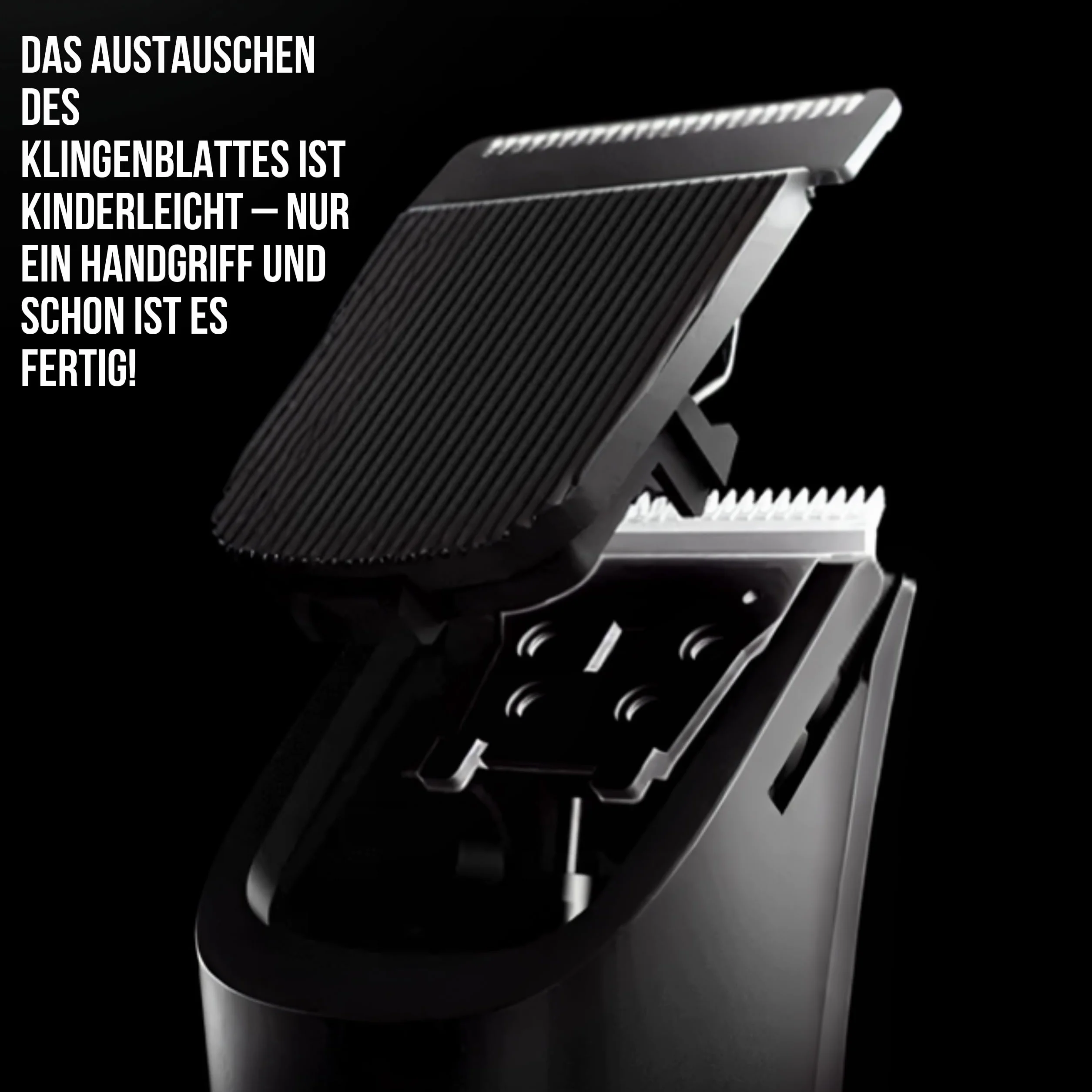 Shav™ - Wymienne ostrze do golarki – CutFree™ golarka intymna dla mężczyzn, maszynka do włosów na mokro i na sucho z wymiennym ceramicznym modułem ostrza, bodygroomer do włosów intymnych i na ciele,