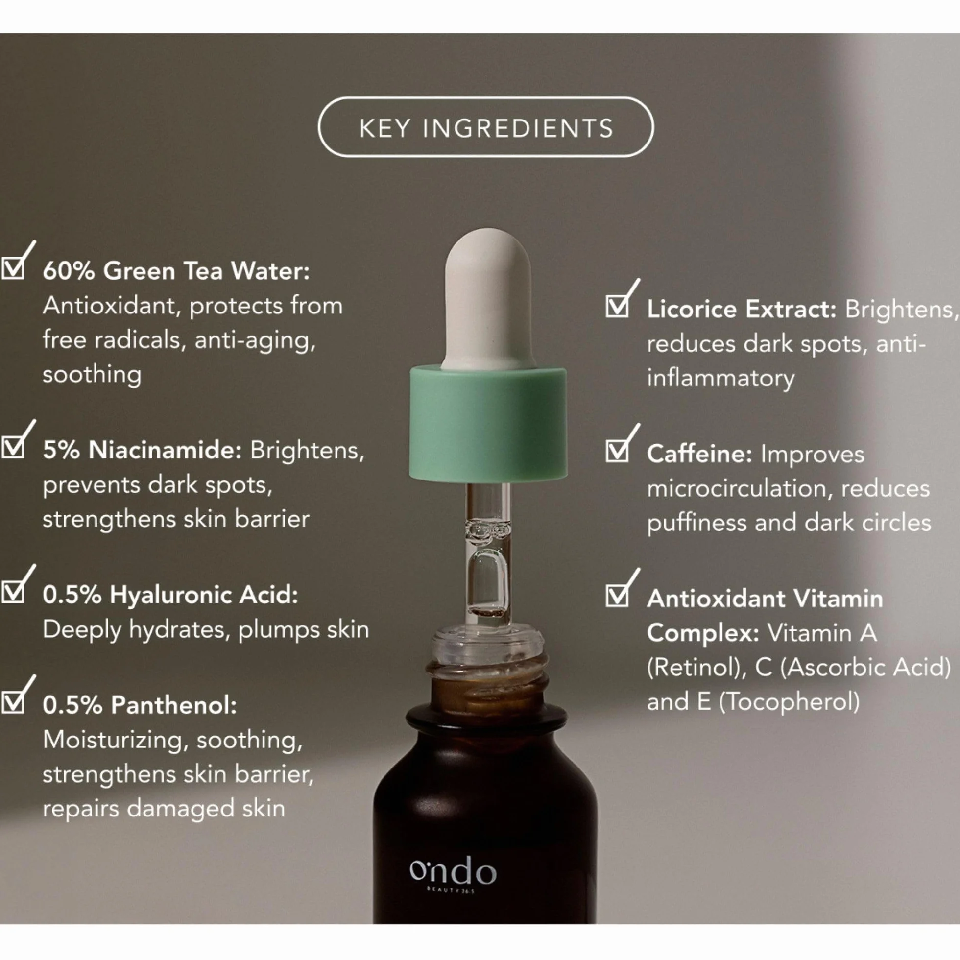 NIACINAMIDE & GREEN TEA EYE SERUM