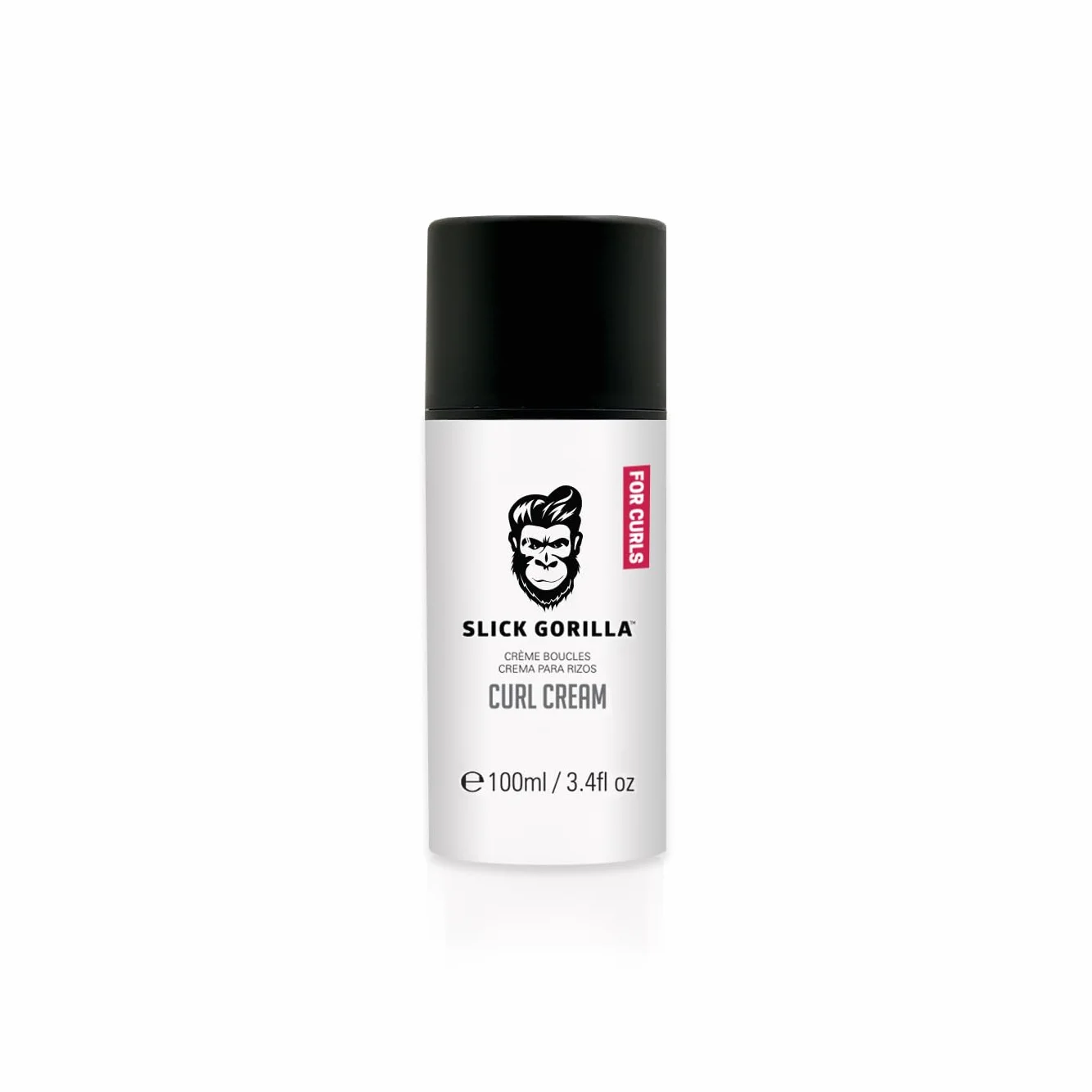 Slick Gorilla Krem do loków, lekki, do definicji, niestrzępiący się, nie wypada, definiujący falowane i kręcone włosy, produkty do stylizacji włosów, 100 ml