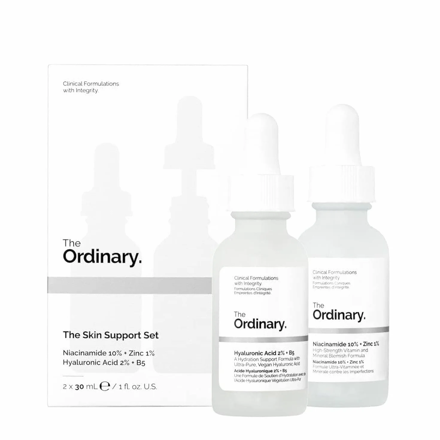 Zestaw do pielęgnacji skóry The Ordinary, 30 ml (opakowanie dwupak)