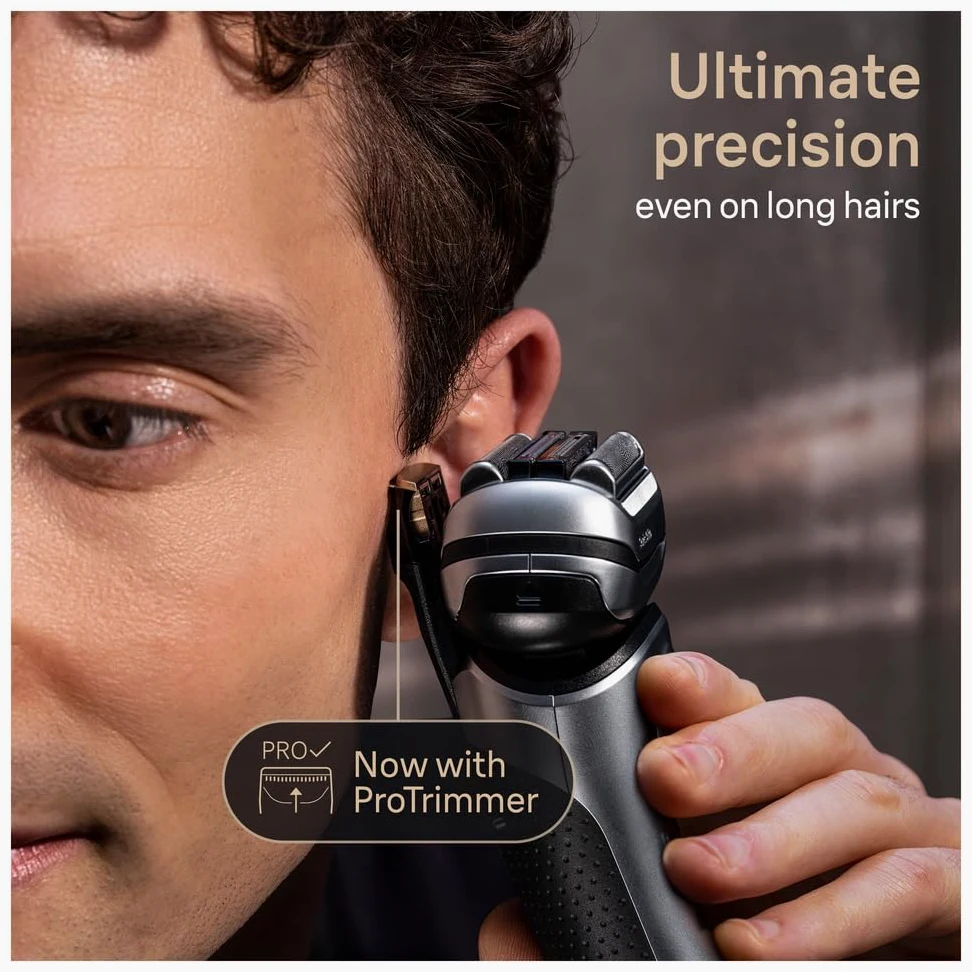 Braun Series 9 Pro elektryczna golarka męska 5 Pro ProTrimmer stacja ładująca 60 min na mokro i sucho