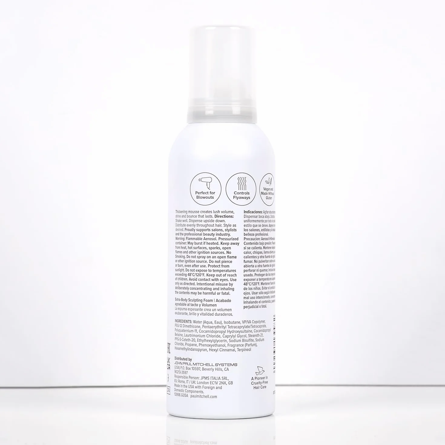 Paul Mitchell Extra Body Sculpting Foam – pianka do włosów zwiększająca objętość i połysk