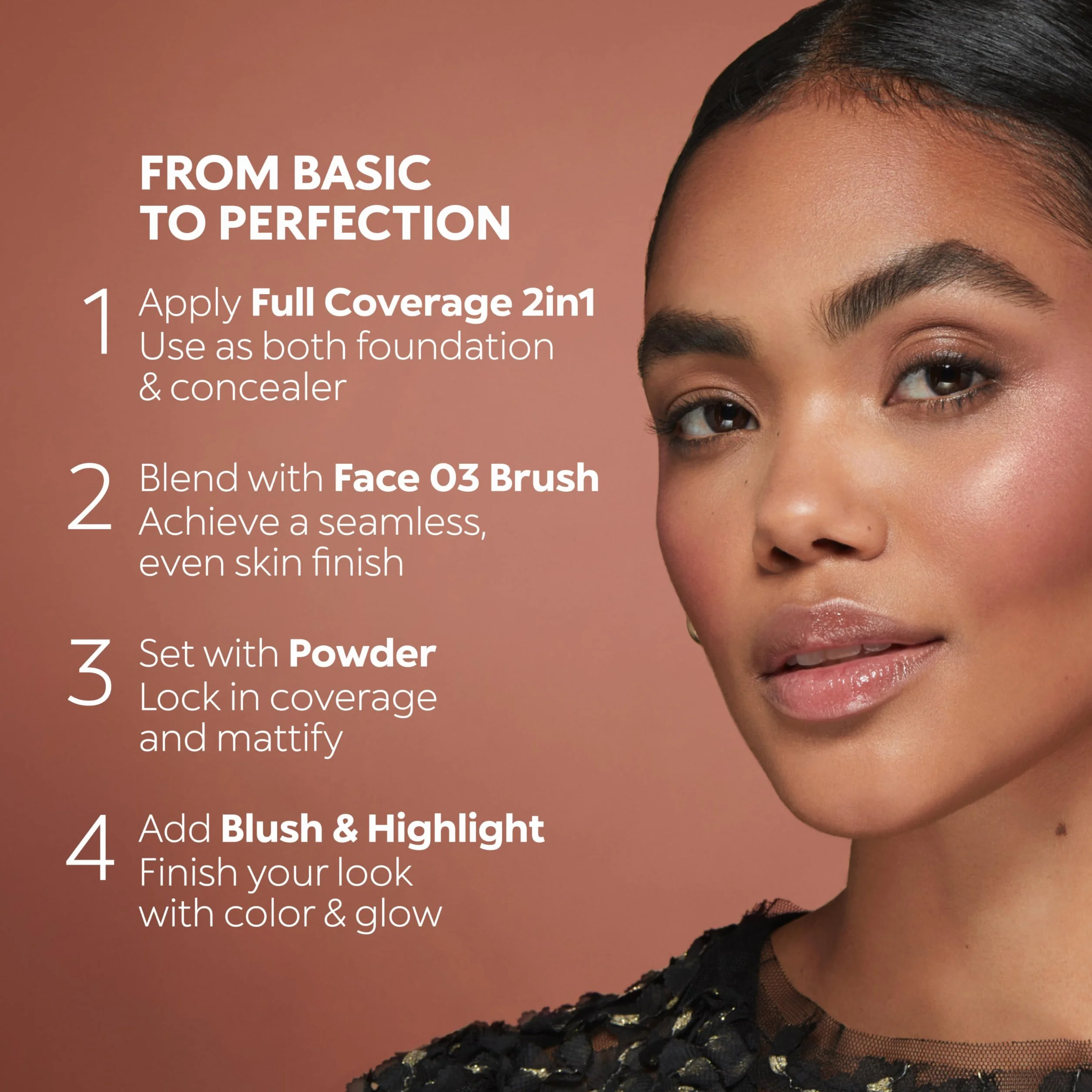 Full Coverage 2-in-1 Foundation & Concealer 06