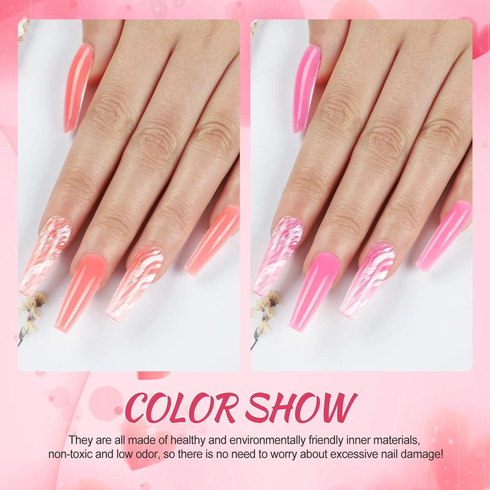 COSCELIA Zestaw lakierów do paznokci, 15 sztuk, żelowy lakier do paznokci z lampą 36 W U V/LED, 3 szt. Poly Nail Extension Gel, wiertarka do paznokci maszyna Top & Base Coat Nail Art dla