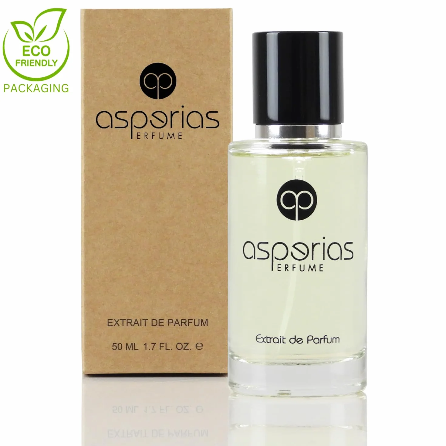 Asperias Men 004 Homme Sport Extrait de Parfum, długo utrzymujący się zapach, perfumy męskie, świeżość i cytrusy, 50 ml