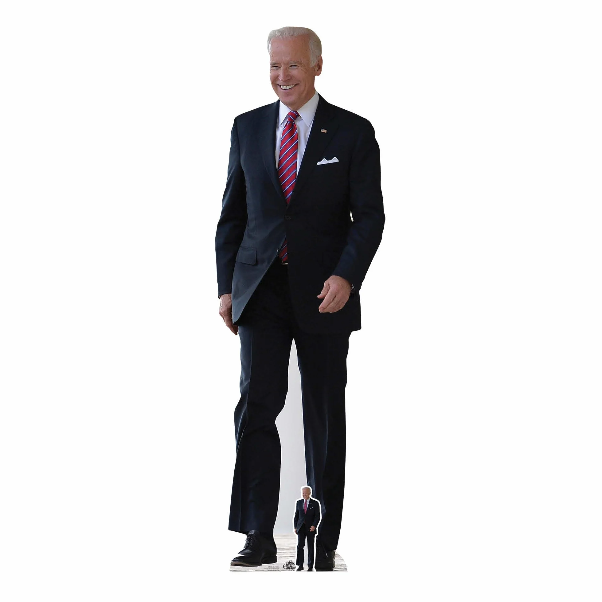 Joe Biden Lifesize kartonowe wycięcie z darmowym mini standee, idealne dla fanów, przyjaciół, na imprezy i rodziny