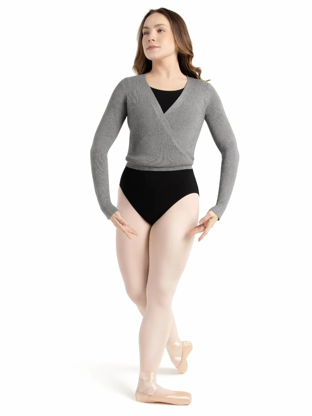 Capezio damski sweter 11381W szary L