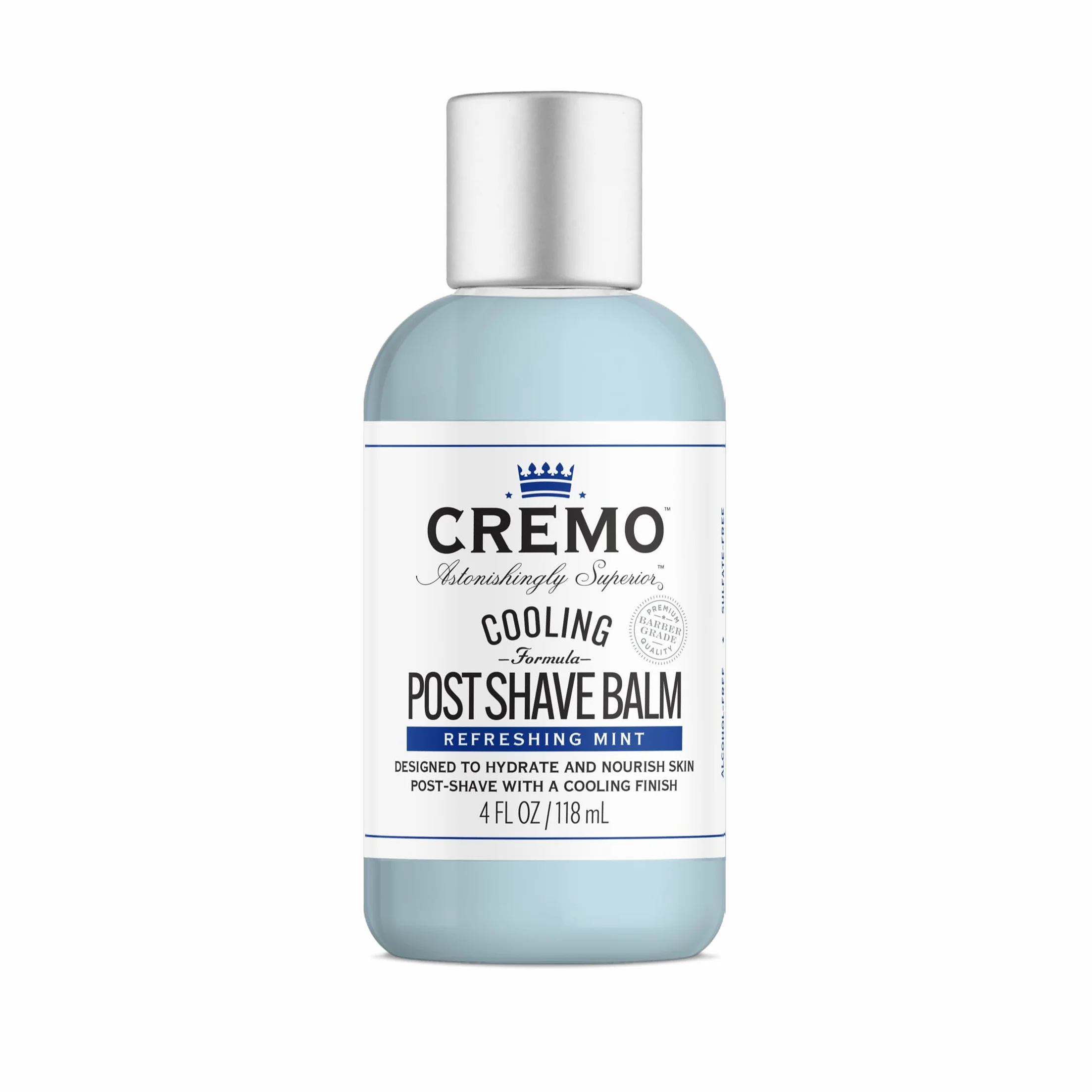 CREMO - Cooling Post Shave Balm For Men | Refreshing Mint Formula | 118 ml