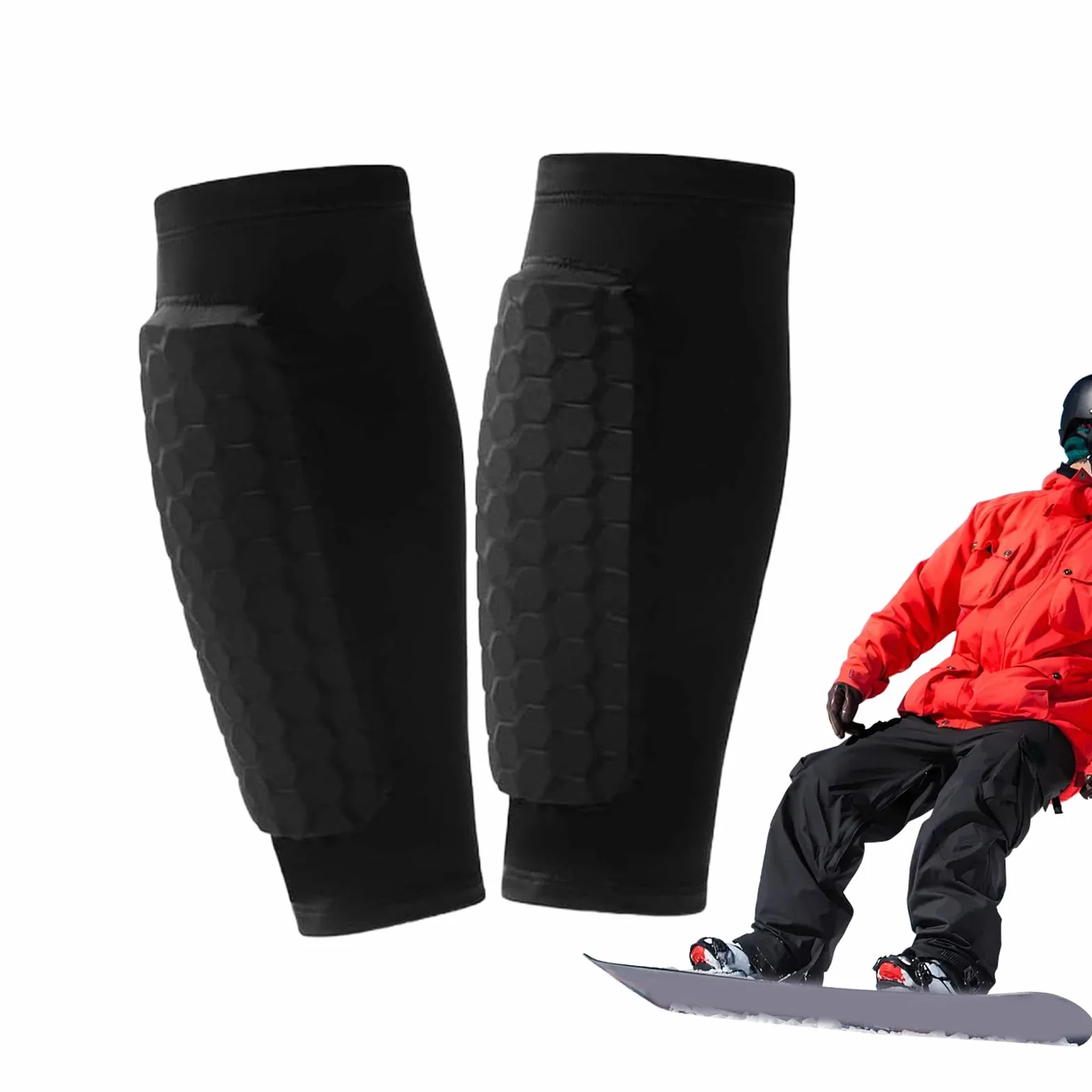 Nagolenniki narciarskie, akcesoria ochronne na nogi narciarskie | Nagolenniki piłkarskie, dla snowboardzistów, parków, profesjonalistów, entuzjastów narciarstwa, sportowców