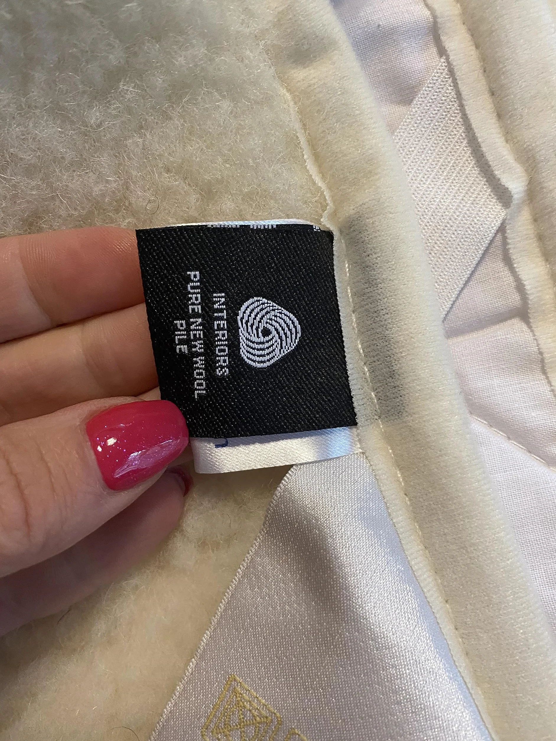 Merino Wool Bedding naturalny podkład wełniany na materac merynos, wełna owcza podszyty bawełną rozmiar 140/200cm