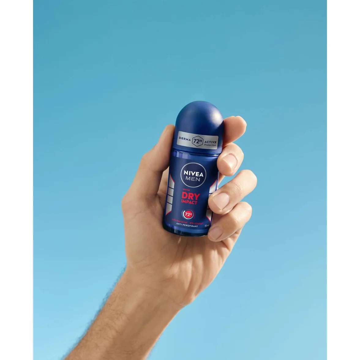 NIVEA MEN Dry Impact antyperspirant w kulce 72H, 2x50ml