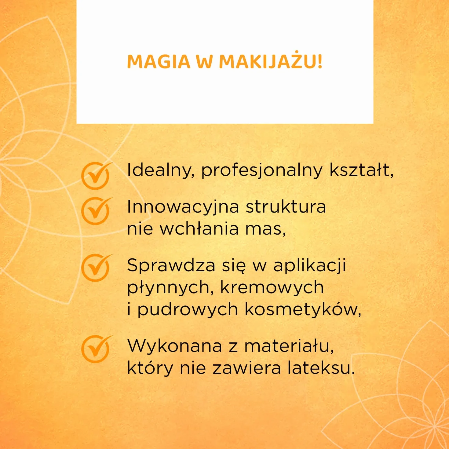 Eveline Cosmetics Gąbka do makijażu