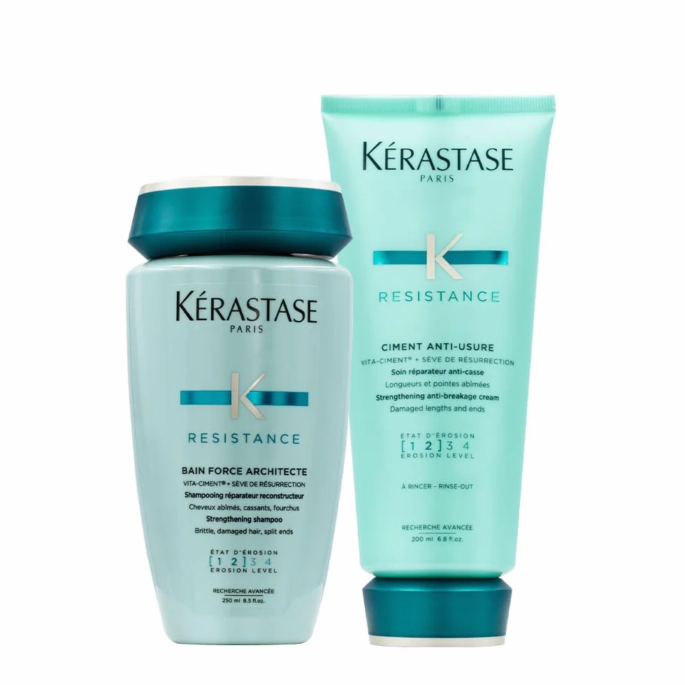 Kerastase "Bain Force Architect" i "Ciment Anti-Usure", pielęgnacja włosów Duo