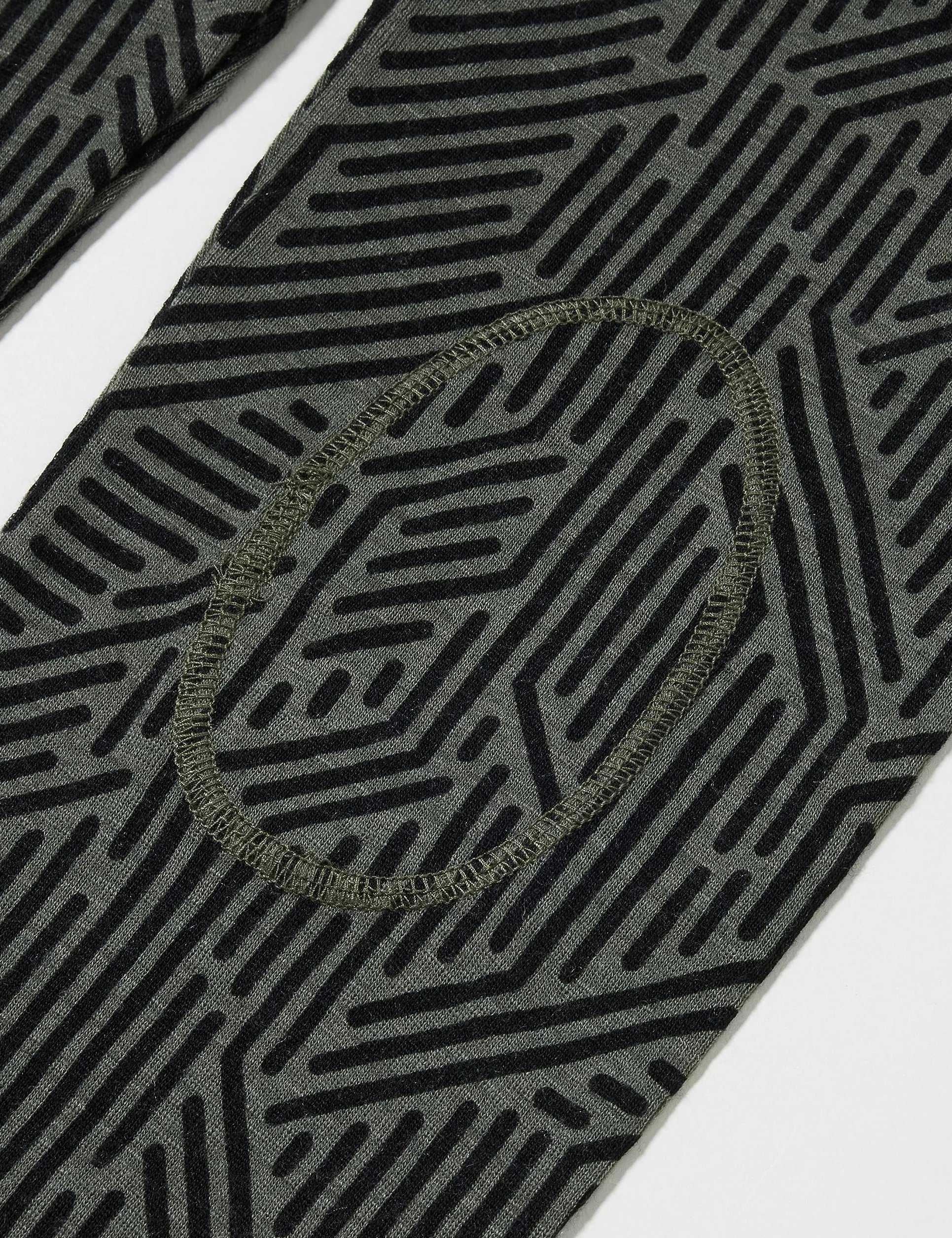 Bestseller A/S Chłopięce NKMWANG Wool Rib LONGJOHN AOP XXIII legginsy, Beetle, 146/152, Beetle, 146-152
