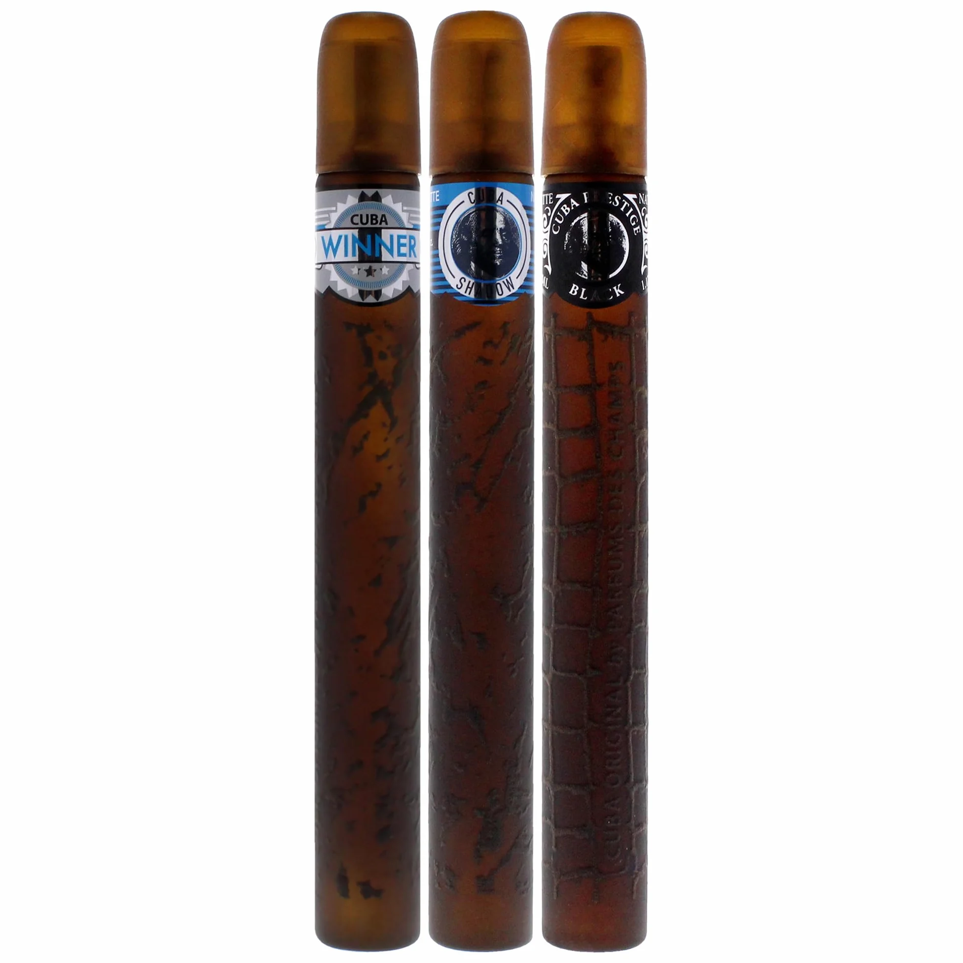 Cuba Zestaw upominkowy dla mężczyzn Winner Shadow Prestige Black 3 sztuki EDP spray 33,2 g