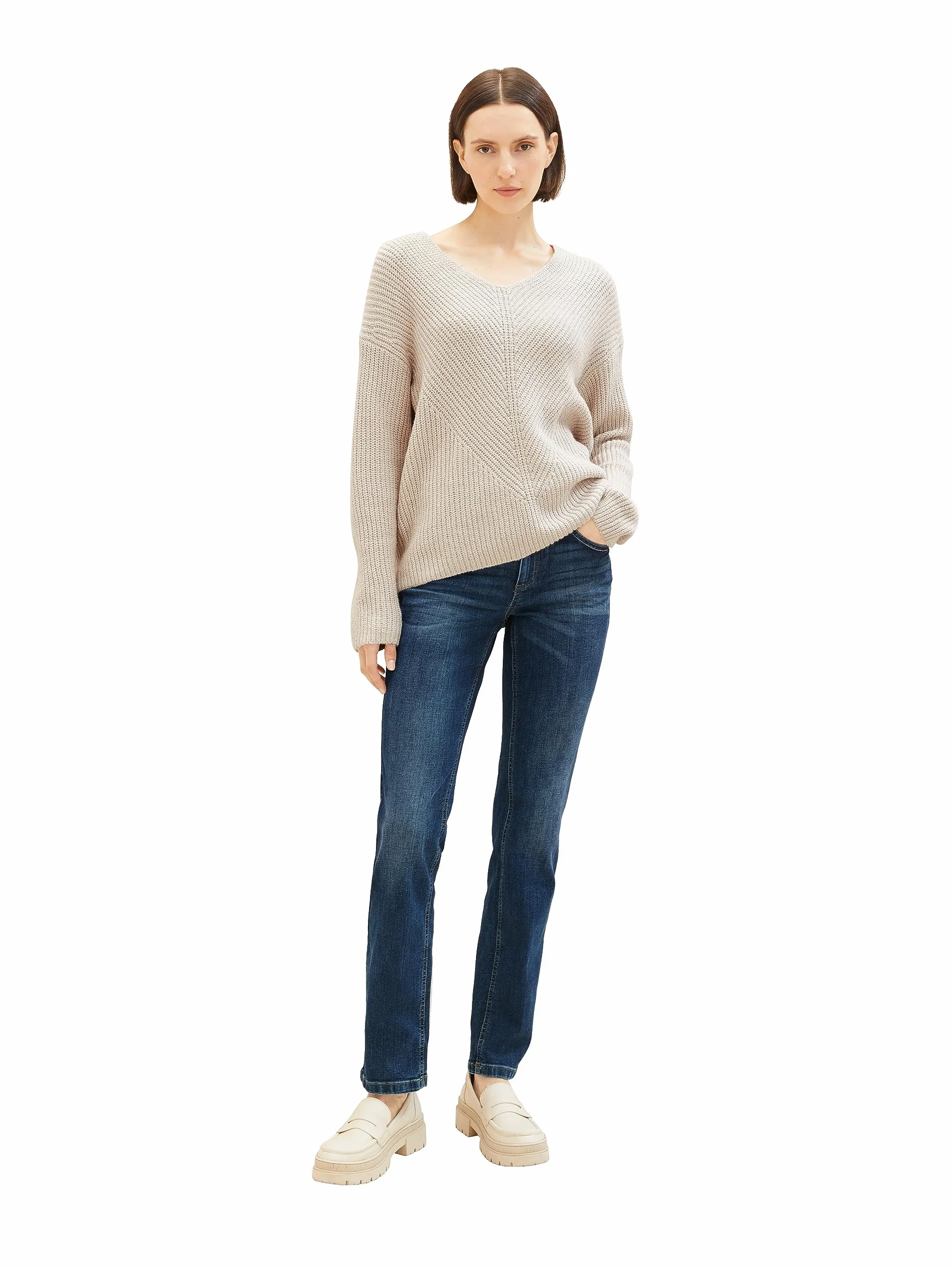 TOM TAILOR 202212 Alexa Straight - Jeansy Kobiety