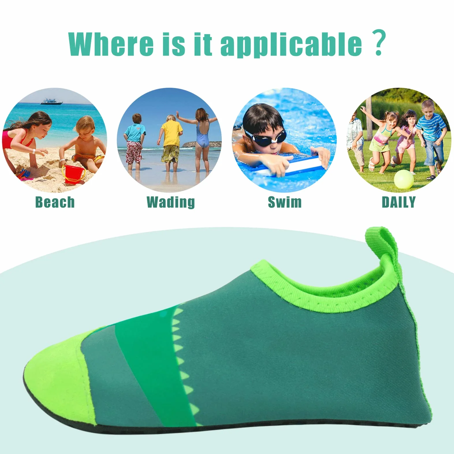 Dziecięce buty kąpielowe, buty do pływania, dla chłopców i dziewczynek, antypoślizgowe, szybkoschnące, na plażę, do surfowania, jogi