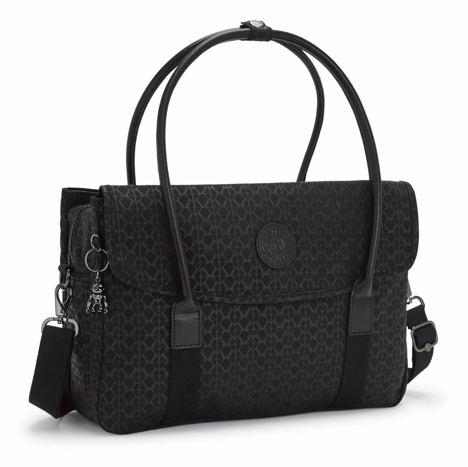 Kipling SUPERWORKER S Torba kurierska, Torby komputerowe, Signature Emb (Czarny)