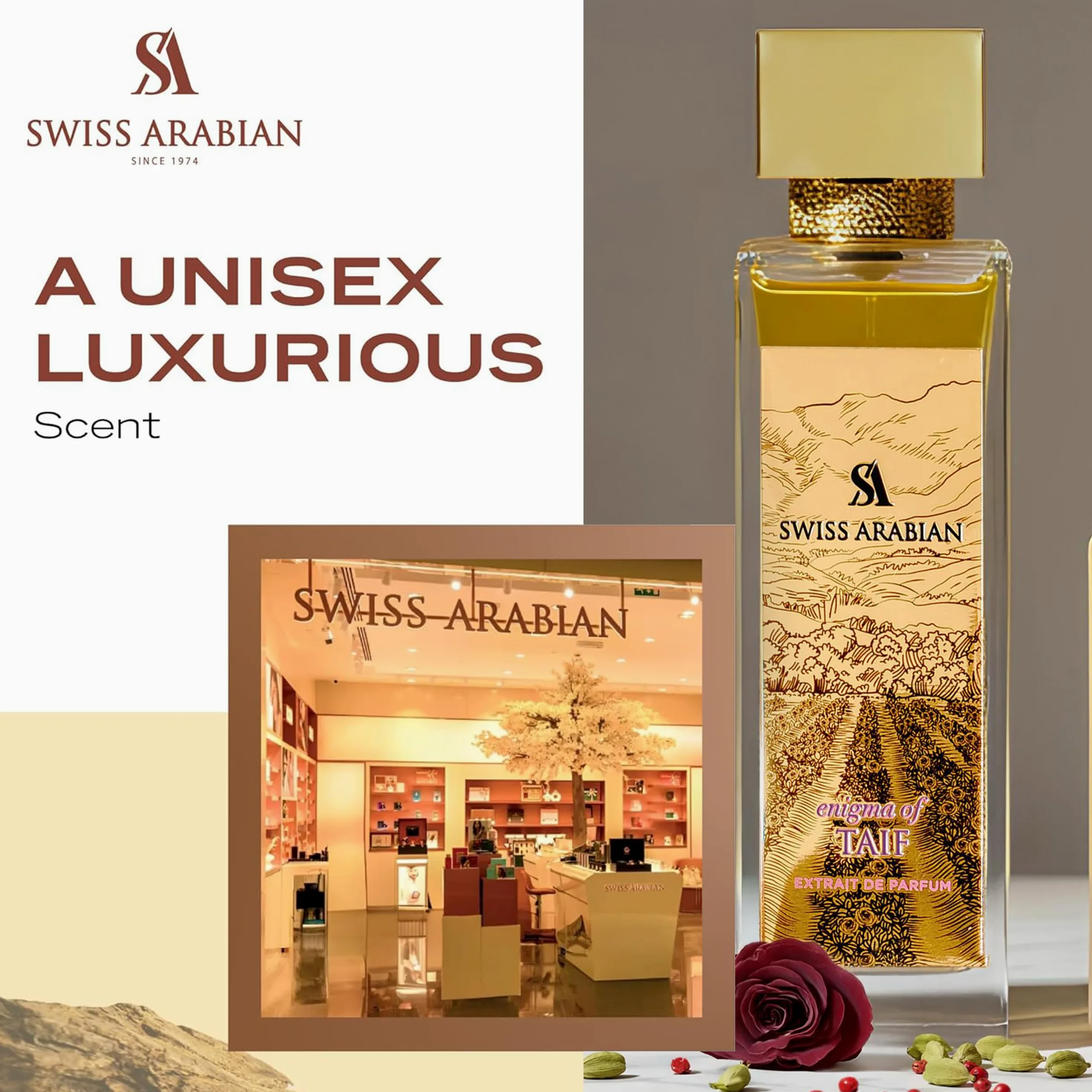 Swiss Arabian Enigma Of Taif Extrait De Parfum 100 ml
