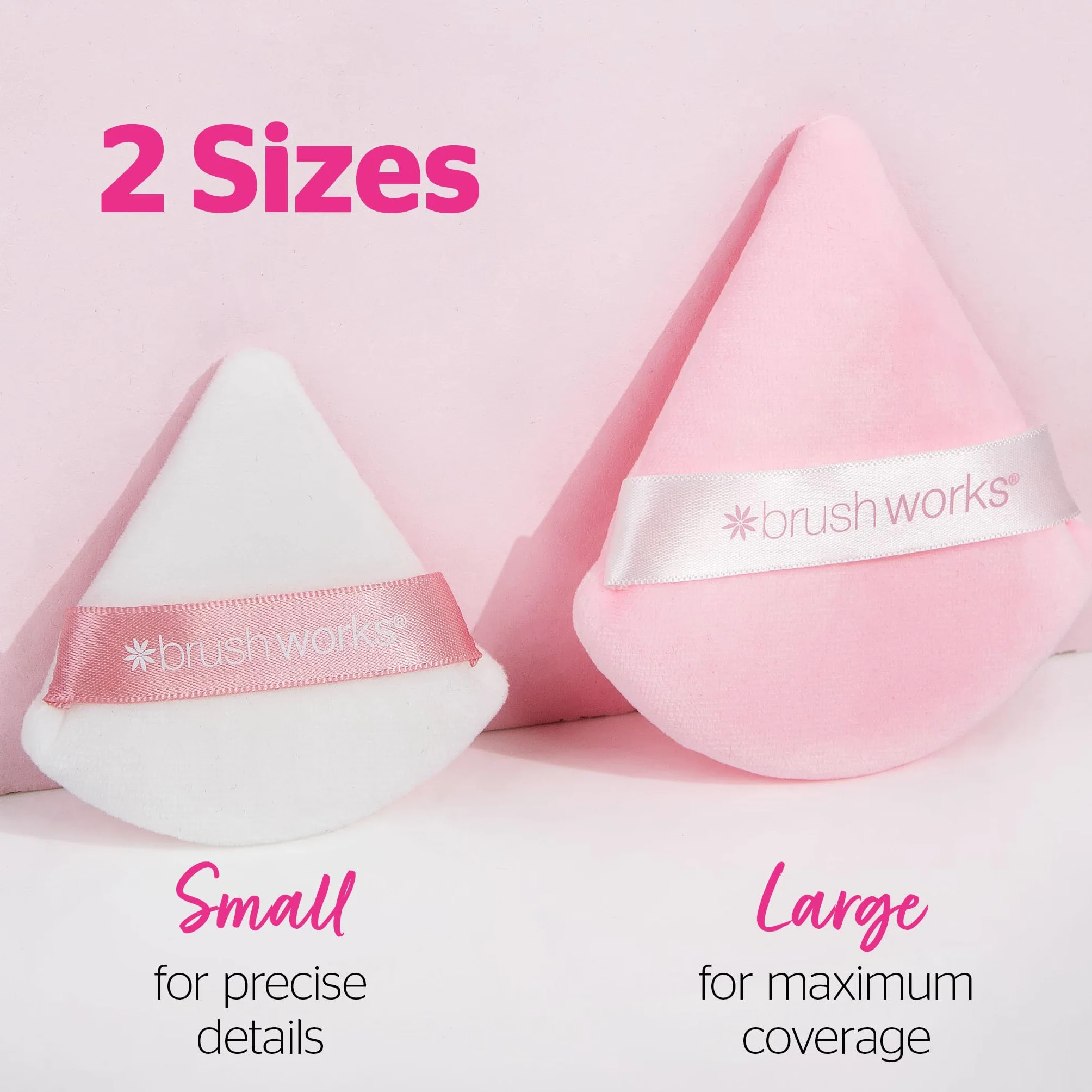 Brushworks Trójkątny puder do pudru Duo