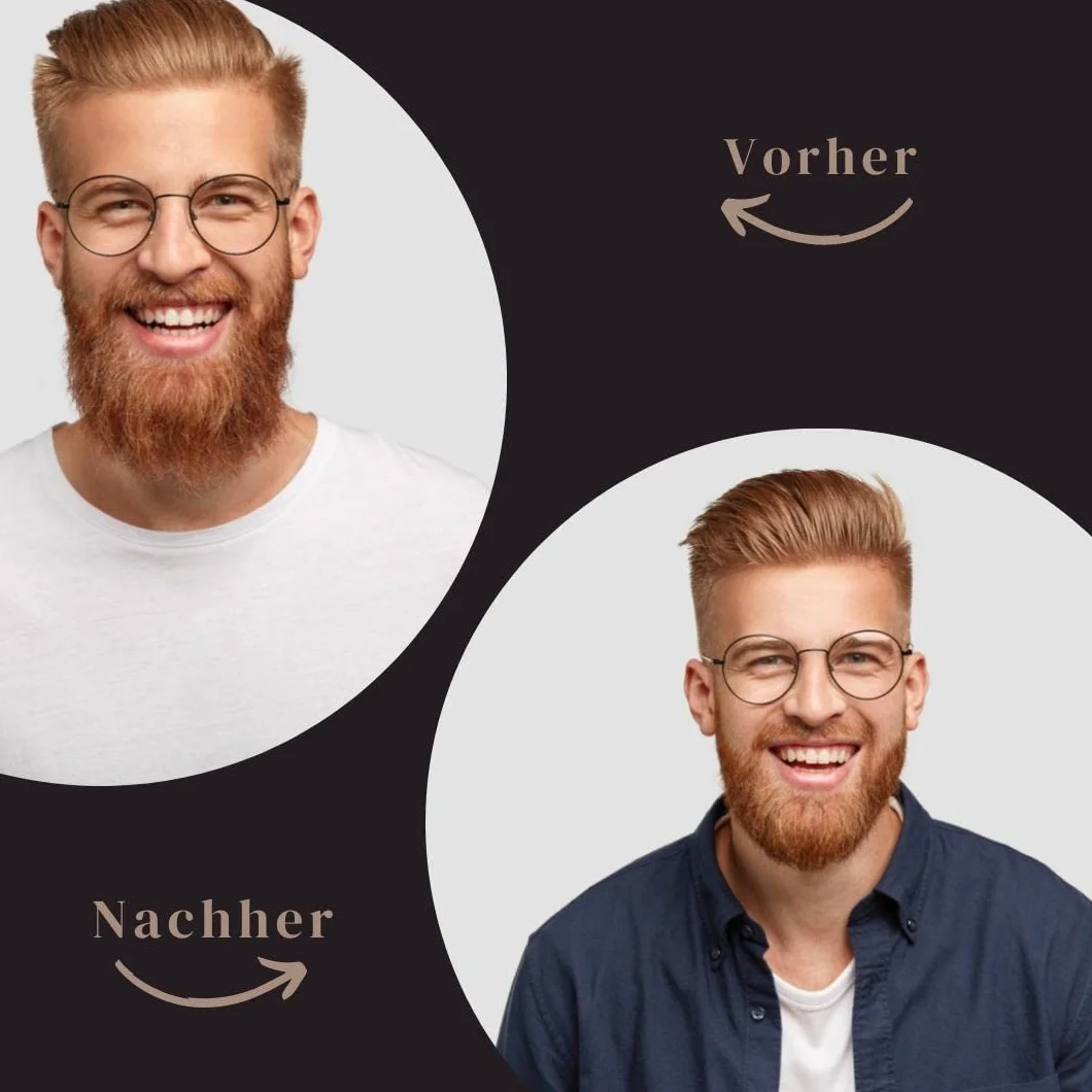 Małe nożyczki do brody BartZart z grzebieniem do brody, w tym Case I nożyczki do brody dla mężczyzn Idealny zestaw do pielęgnacji brody dla osób noszących wąsy I ostre nożyczki małe