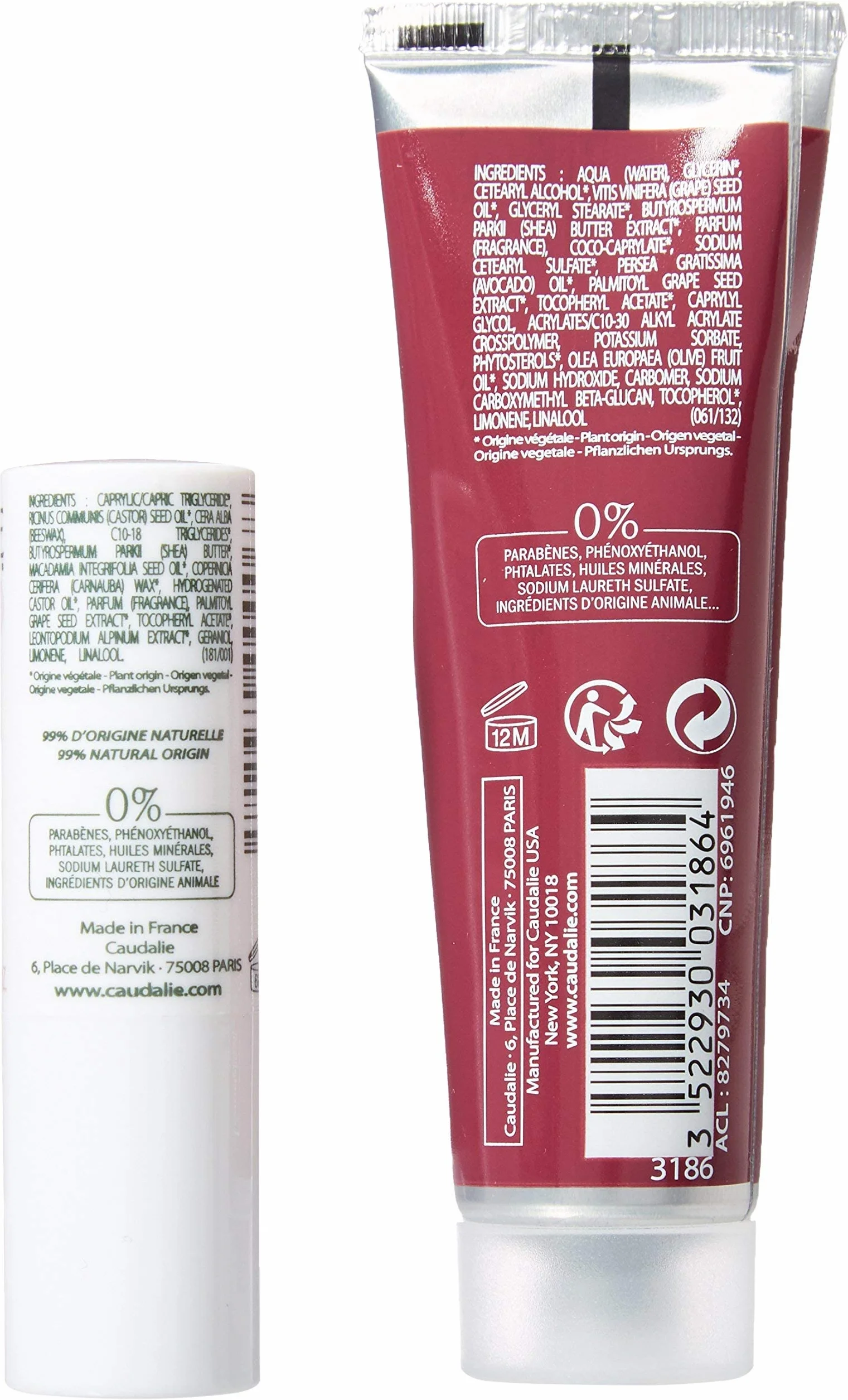 Caudalie Thé Des Vignes Hand & Nail Cream 5 ml - Zestaw 2 szt