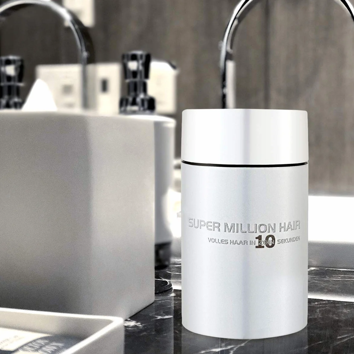 Super Million Hair - odprowadzające włókna do włosów rozjaśnionych, wypadanie włosów, 25g, średni blond (45)