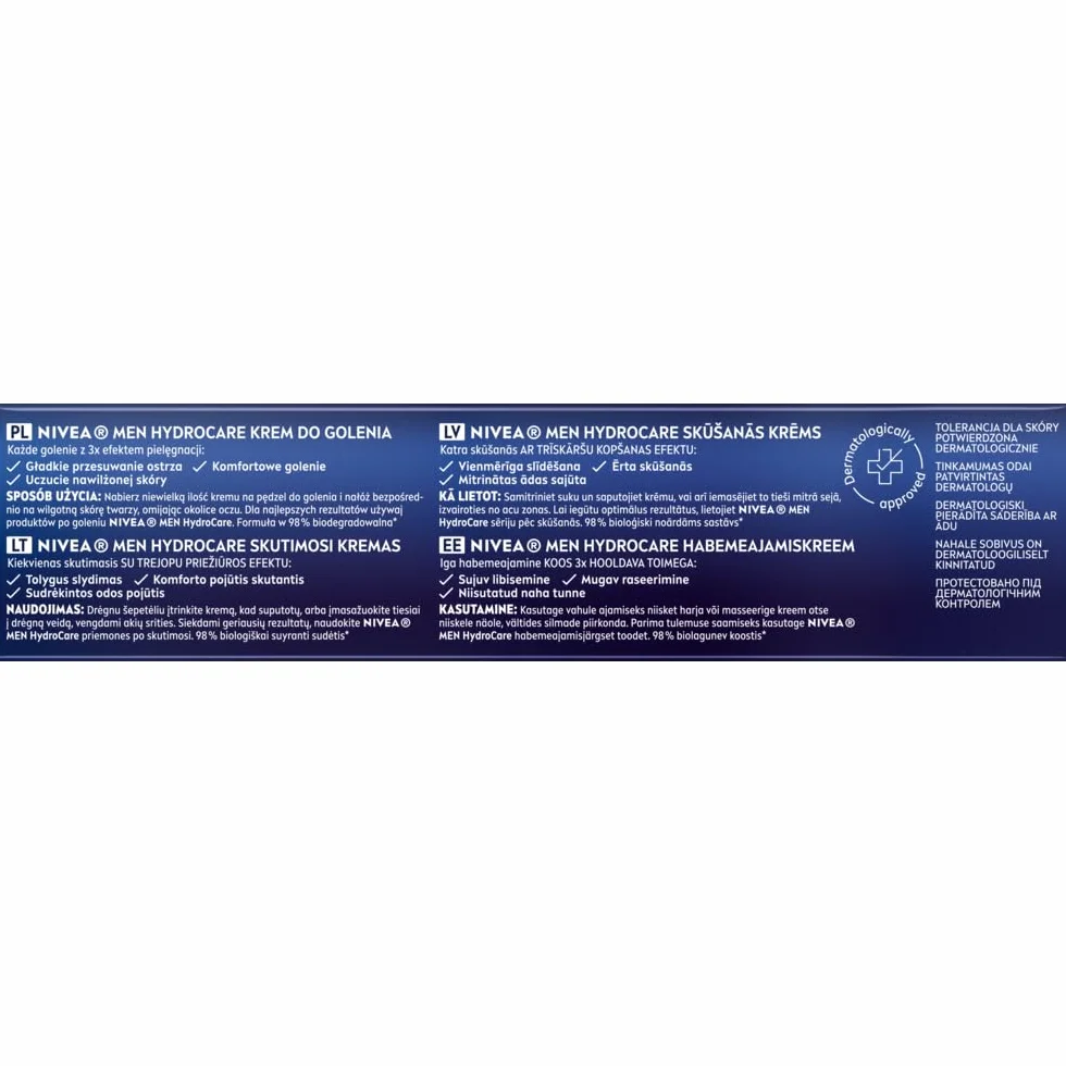 NIVEA MEN Protect & Care Ochronny krem do golenia dla mężczyzn 100 ml