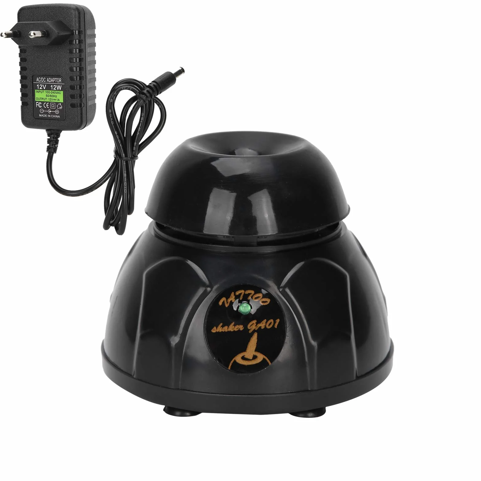 Tattoo Pigment Ink Electric Shaker Stirrer Lakier do paznokci Żel UV Vortexer Mixer Czarny