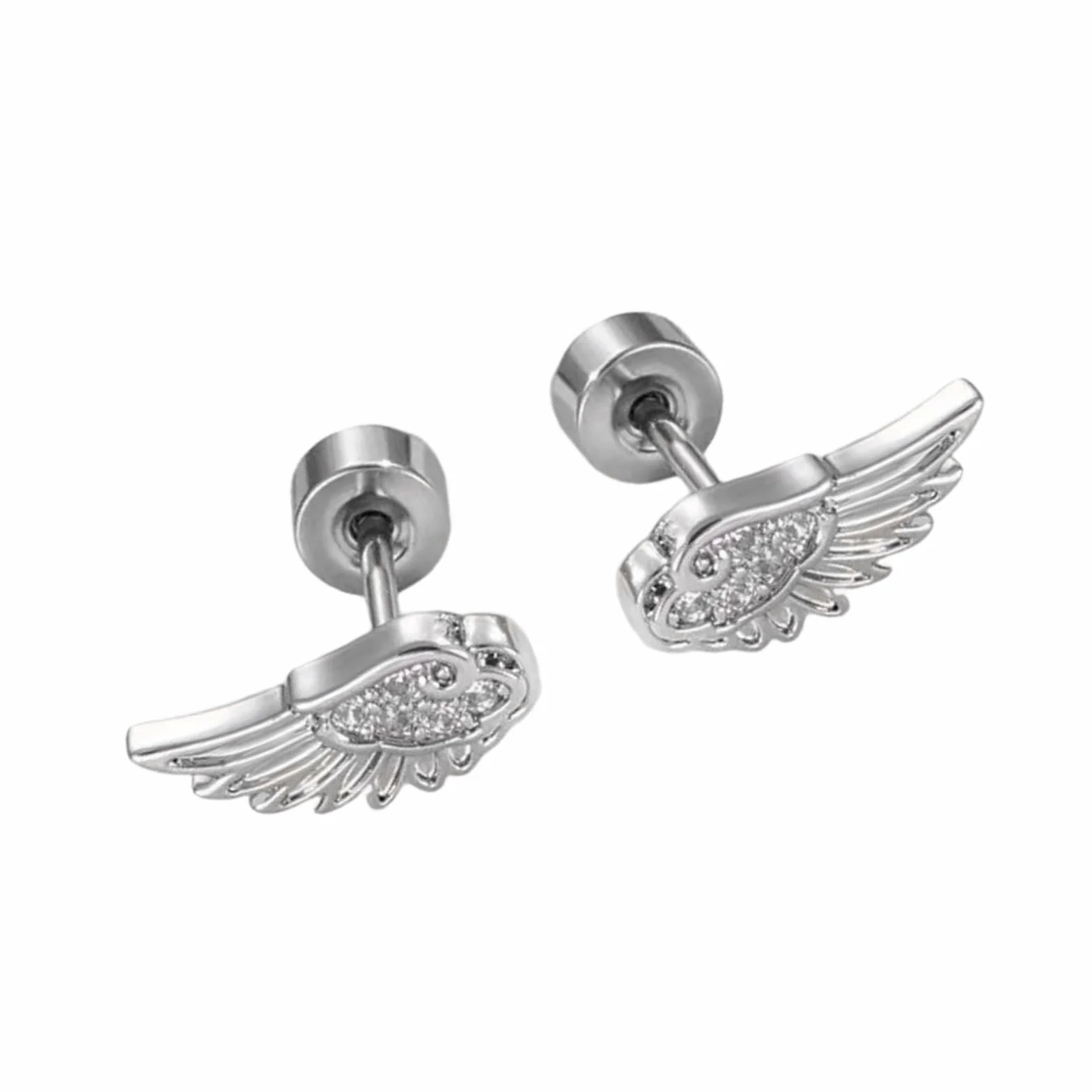 Comfort Fit Skrzydła Tematyczne Szpilki Do Chrząstki Stopu Przenośne Wzory Długotrwałe Noszenie Dla Jej Stylu Unikalne Skrzydło Ear Cuff