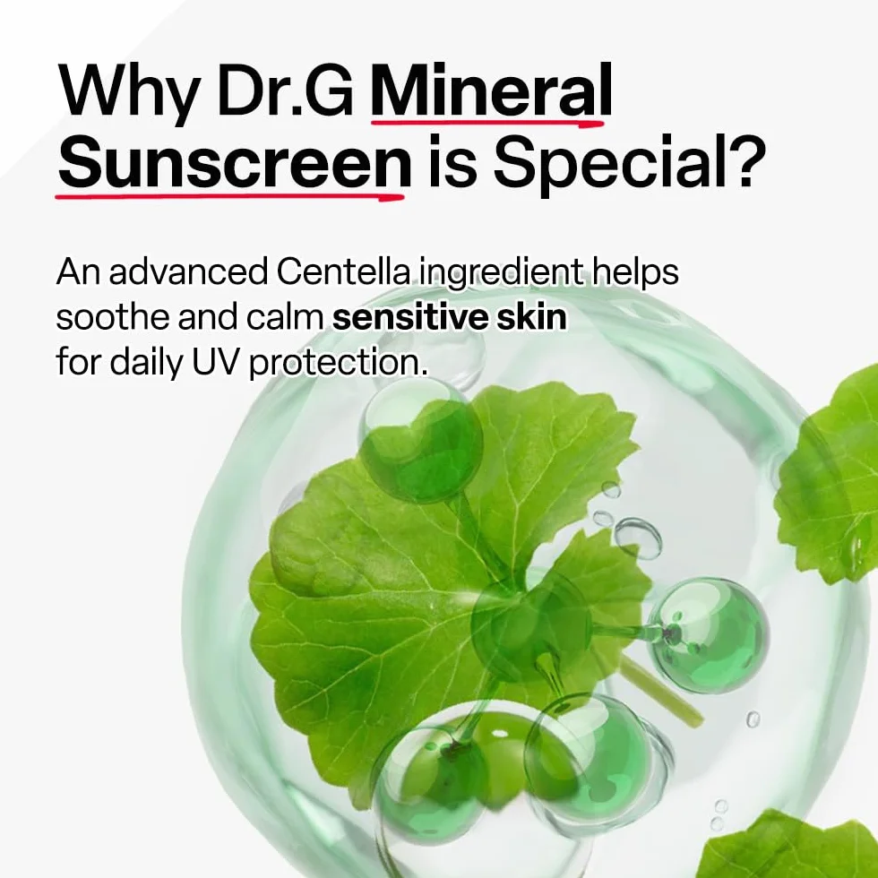 Dr.G Green Mild Up Sun (50 ml 19 ml) SPF50+ PA+++ krem przeciwsłoneczny ochrona UVB