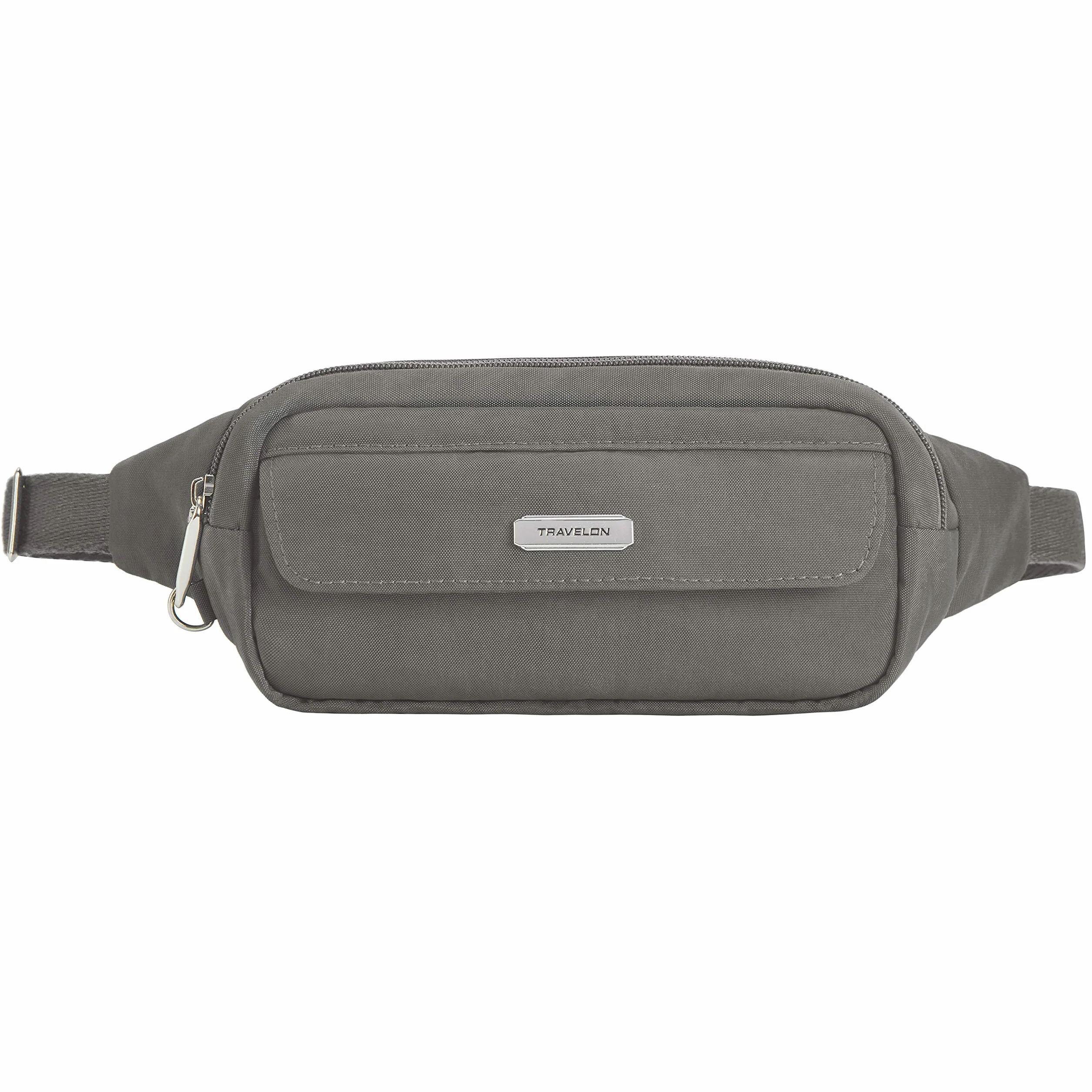 Travelon Unisex's Essentials-pas antykradzieżowy torba nerka, Szary - Dym - Rozmiar Uniwersalny