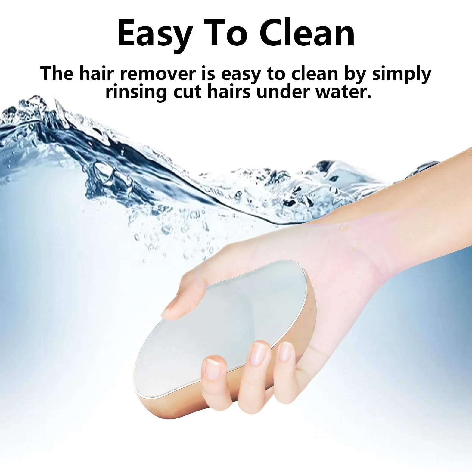 2 sztuki nano depilator do włosów, Crystal Hair Remover dla kobiet i mężczyzn – wielokrotnego użytku do ciała, nóg, ramion, pleców – usuwanie włosów bez golenia