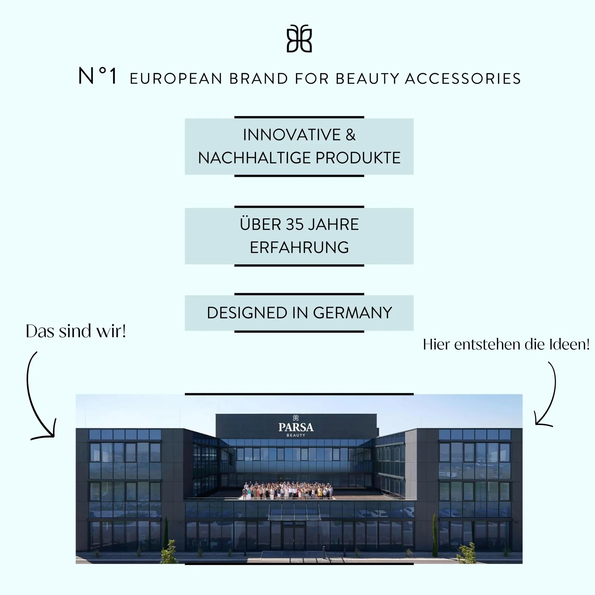 PARSA Beauty Lusterko Powiększające 10x Ø 8,8 cm z Przyssawką do Makijażu, Precyzyjna Pielęgnacja Domowa i Podróżna