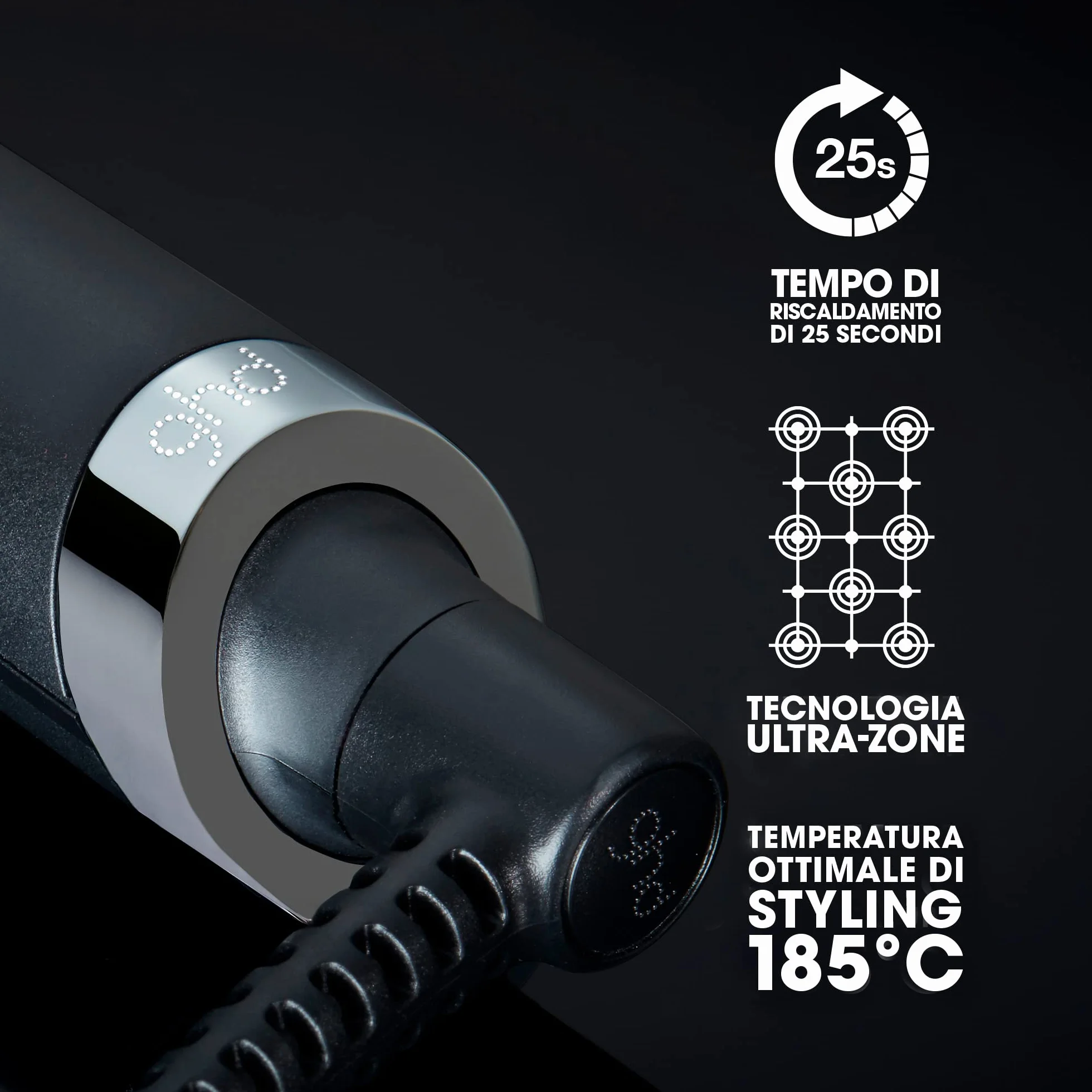 ghd 99350062107 curve classic wave wand profesjonalna lokówka bez klamry, owalna, czarna