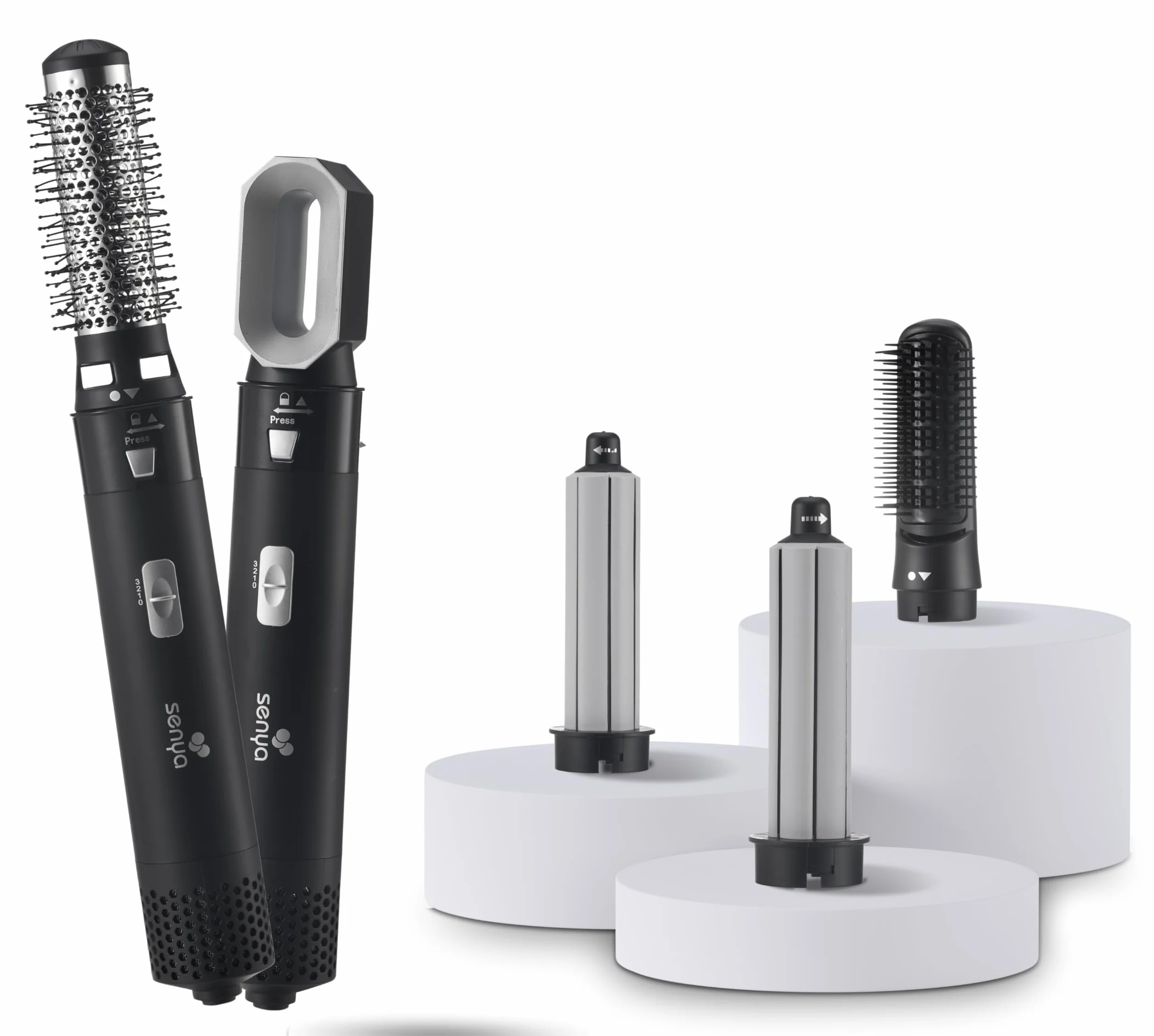 SENYA Suszarka do włosów 5 w 1 Air Styler 1000 W Multistyler Hair Designer SYWB-HS012N Czarny
