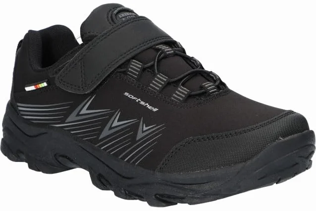 WT246 ORYGINALNE SOLIDNE TREKKINGI BUTY SPORTOWE DZIECIĘCE SOFTSHELL RZEP BK 32