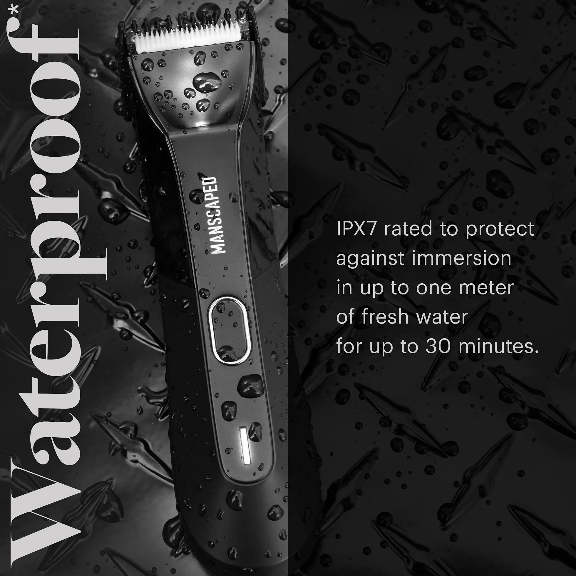 MANSCAPED® The Perfect Duo 4.0 Contains The Lawn Mower® 4.0 Waterproof Electric Groin Hair Trimmer and The Weed Whacker® Nose and Ear Hair Trimmer