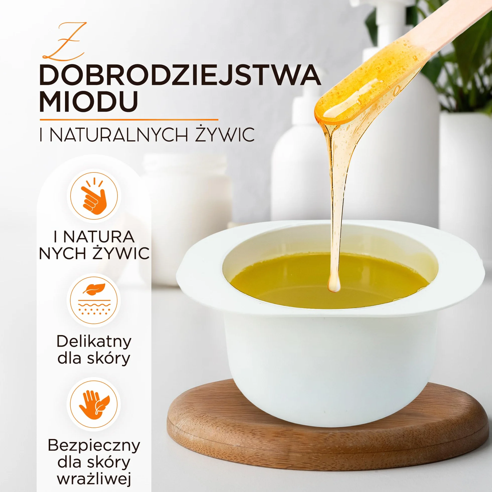 Dermawax 300 gramów słoik gorącego wosku do depilacji – ogrzewanie w kuchence mikrofalowej szpatułką - bezszczotkowy woskowanie do usuwania włosów na całe ciało do użytku domowego lub profesjonalnego