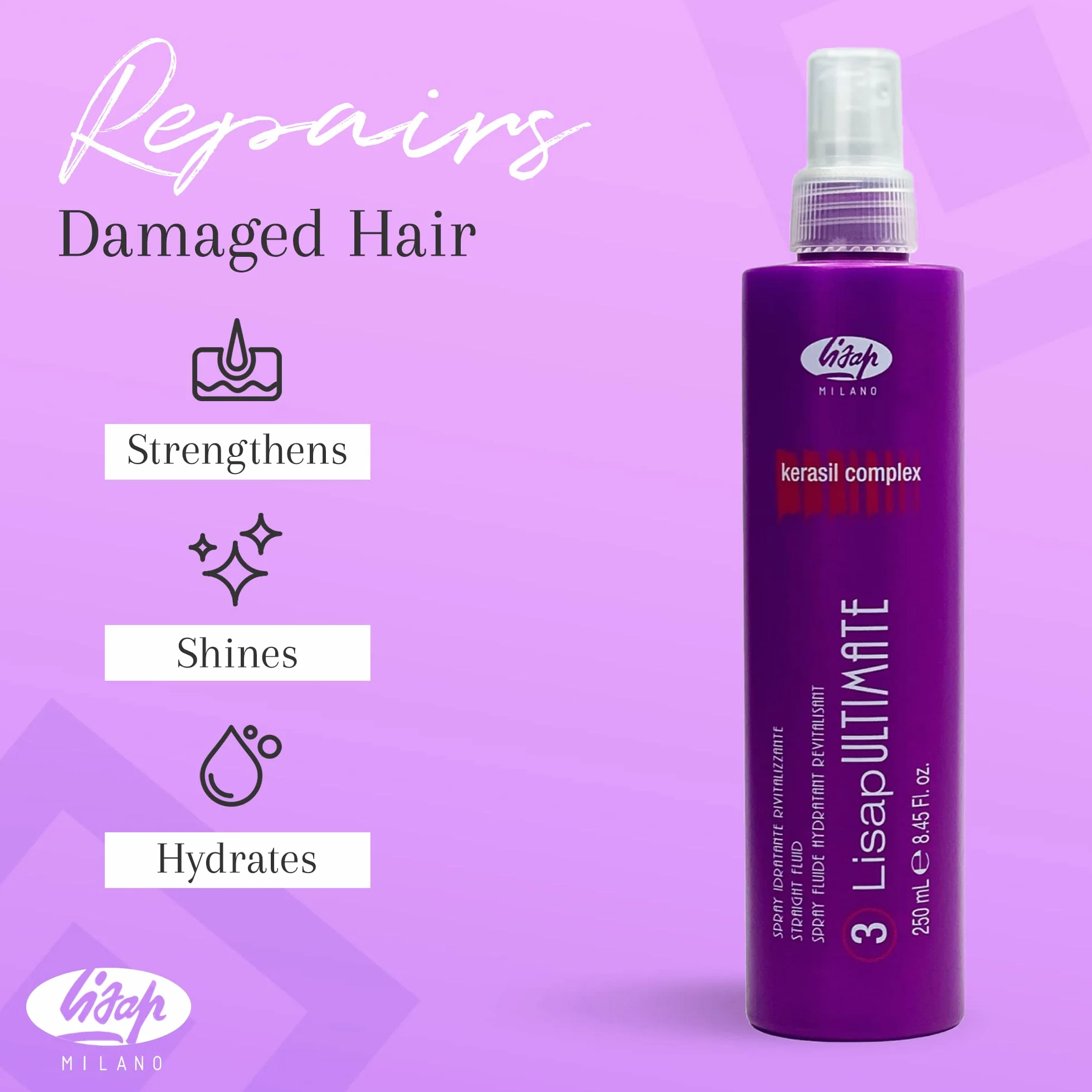 Lisap Milano Lisap Ultimate Straight Fluid (, 250 ml