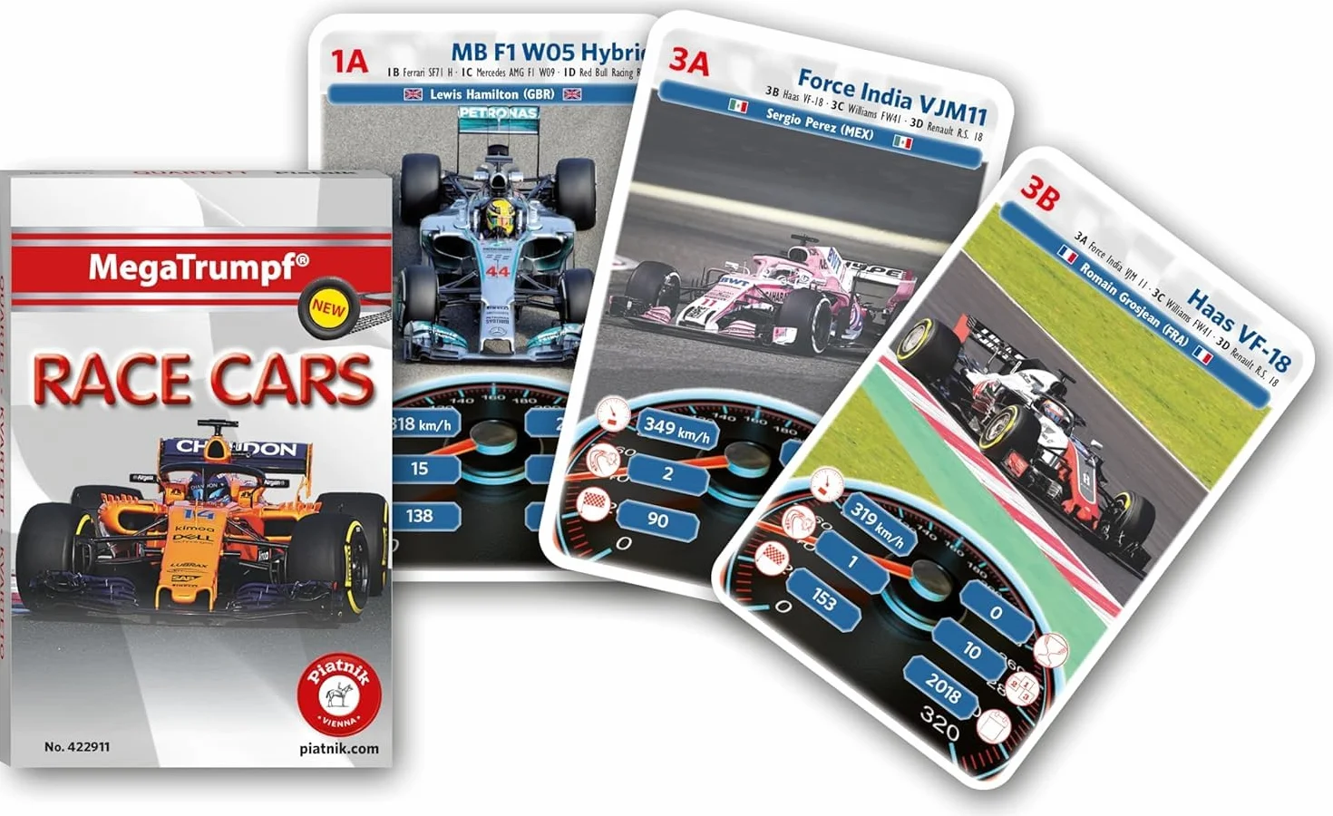 Piatnik 4229 "Mega Trumpf - Formuła 1" Quartet Game